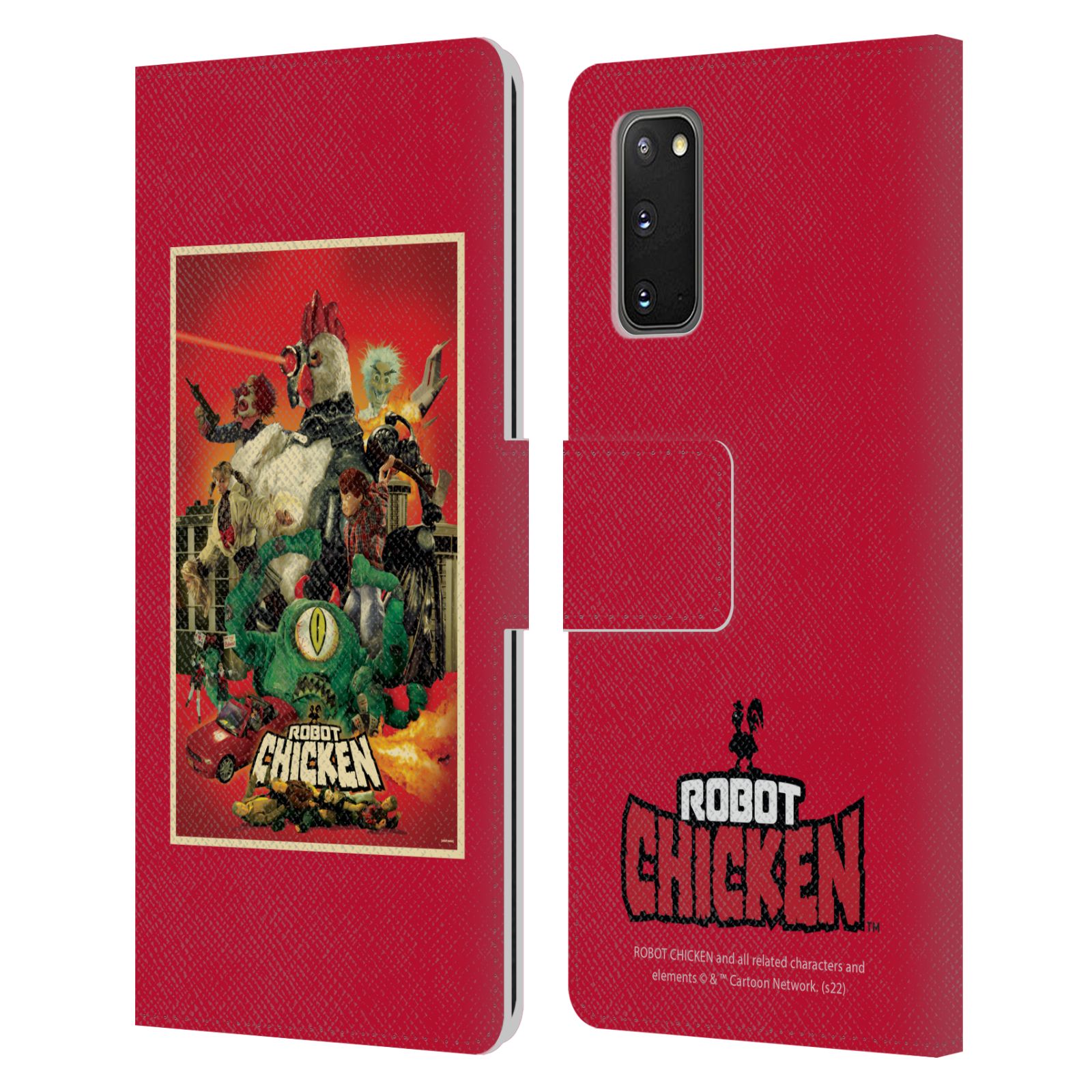 FUNDA BILLETERA OFICIAL ROBOT POLLO GRÁFICOS CUERO LIBRO PARA TELÉFONOS SAMSUNG 1 - Imagen 9 de 9