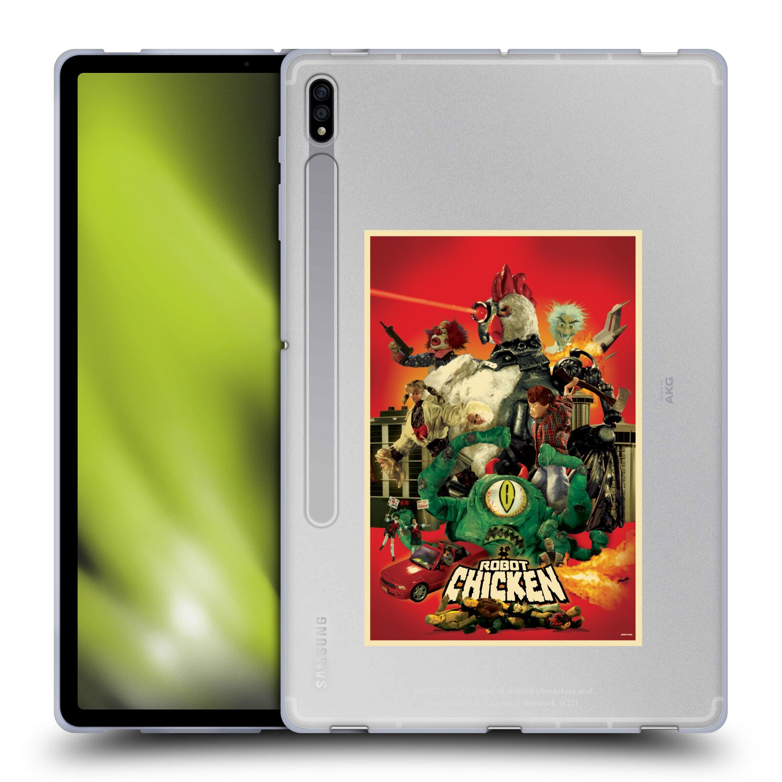 OFFICIAL ROBOT CHICKEN GRAPHICS SOFT GEL CASE FOR SAMSUNG TABLETS 1 - Picture 10 of 10