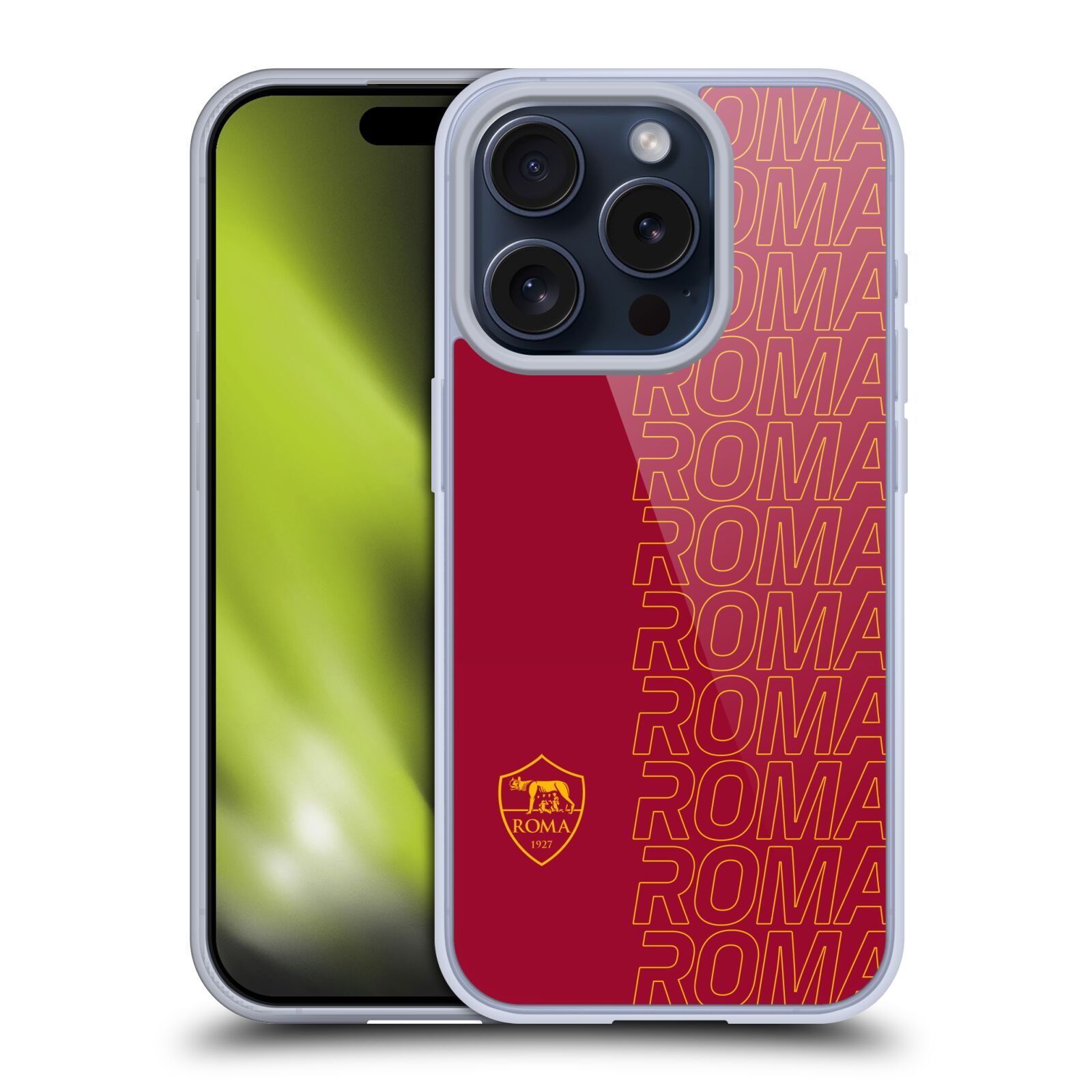 FUNDA OFICIAL AS ROMA CREST GRÁFICOS BLANDOS GEL PARA TELÉFONOS MÓVILES APPLE iPHONE - Imagen 9 de 15