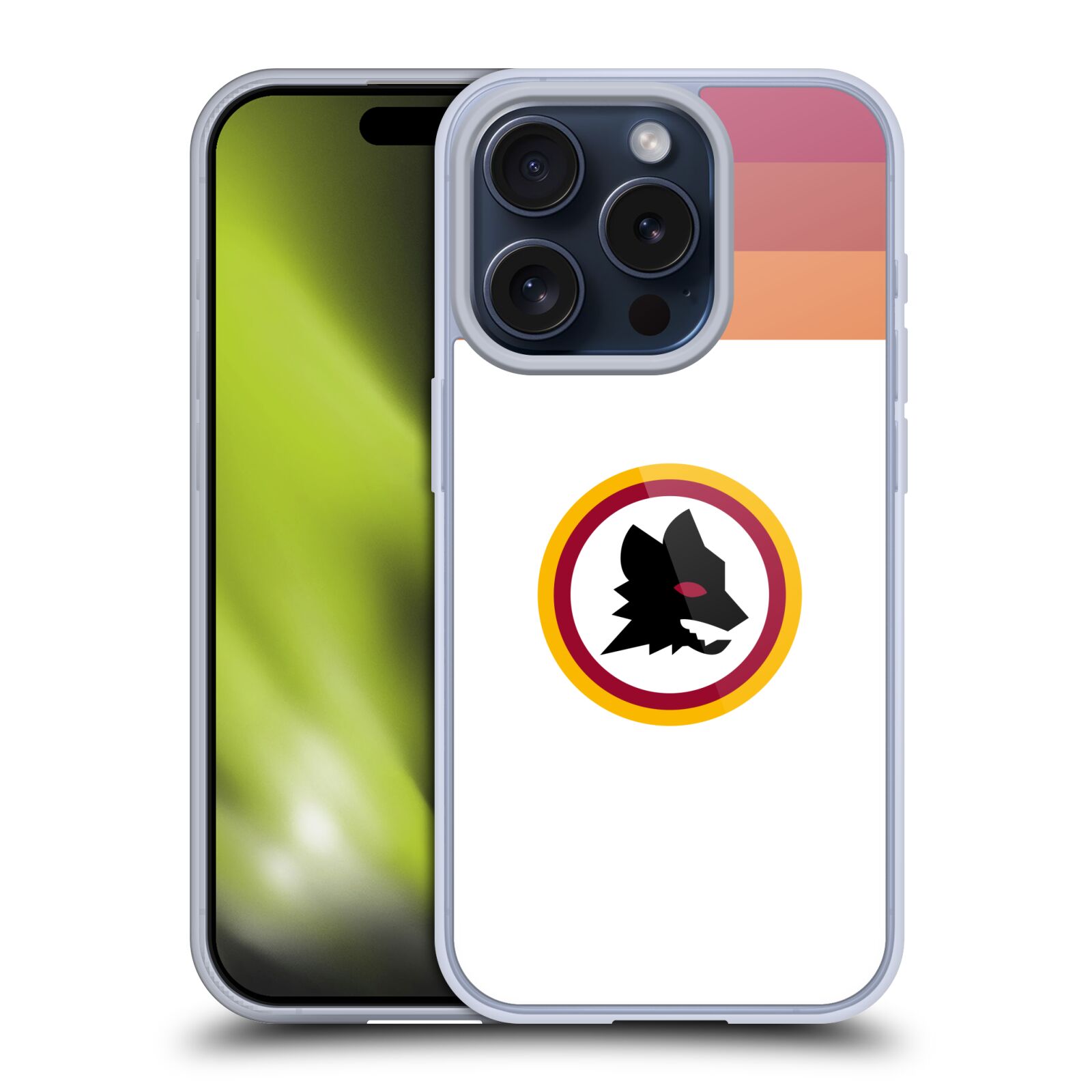 FUNDA OFICIAL AS ROMA CREST GRÁFICOS BLANDOS GEL PARA TELÉFONOS MÓVILES APPLE iPHONE - Imagen 8 de 15