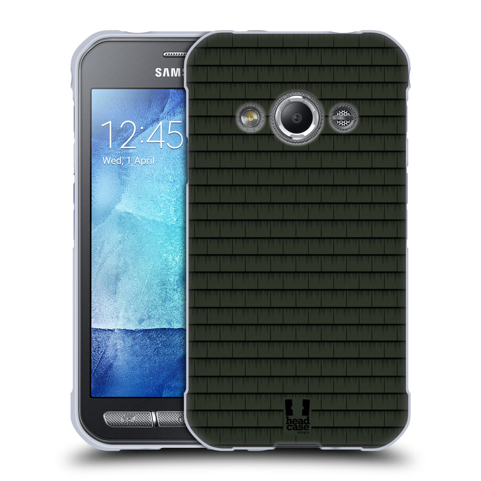 HEAD CASE DESIGNS ROOFING PATTERNS SOFT GEL CASE FOR SAMSUNG PHONES 4