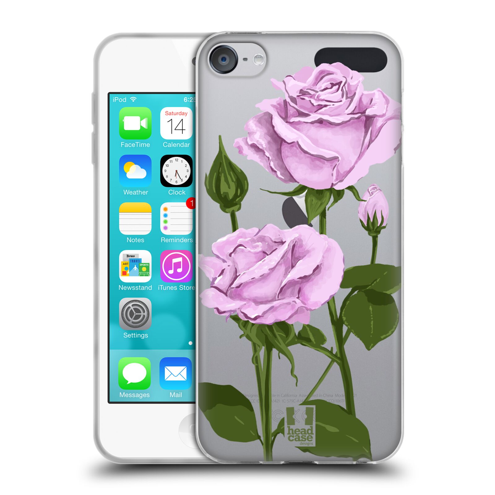 Head Case Roses And Wildflowers Gel Case Wallpaper For Apple Ipod Touch Mp3 Ebay