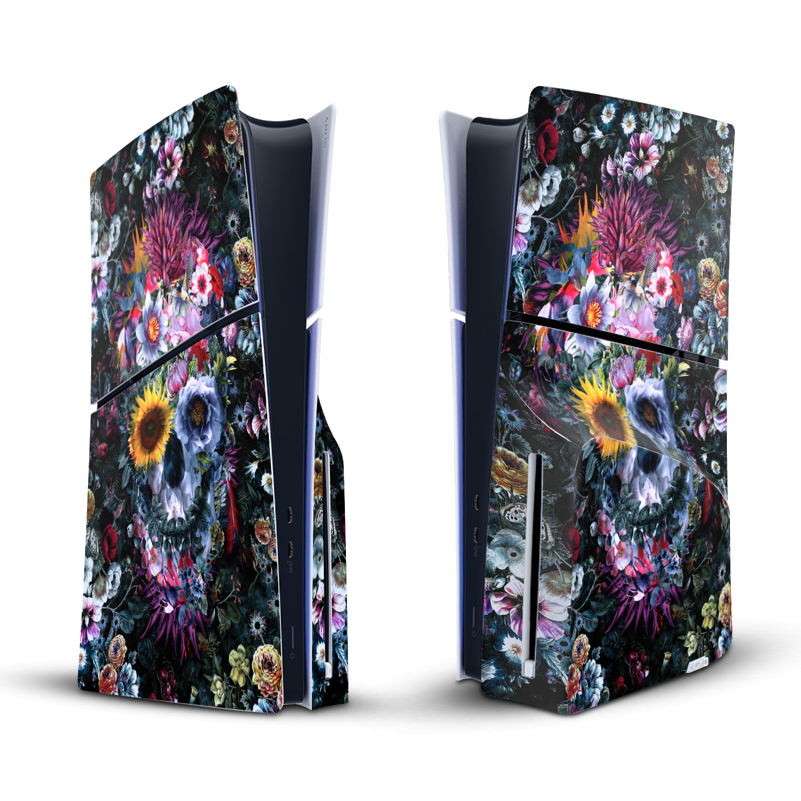 RIZA PEKER ART MIX VINYL SKIN DECAL FOR SONY PS5 SLIM DISC EDITION CONSOLE