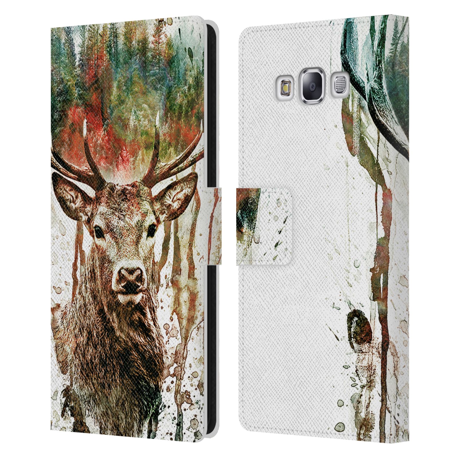 OFFICIAL RIZA PEKER ANIMALS LEATHER BOOK WALLET CASE FOR SAMSUNG PHONES 3 - Picture 8 of 18