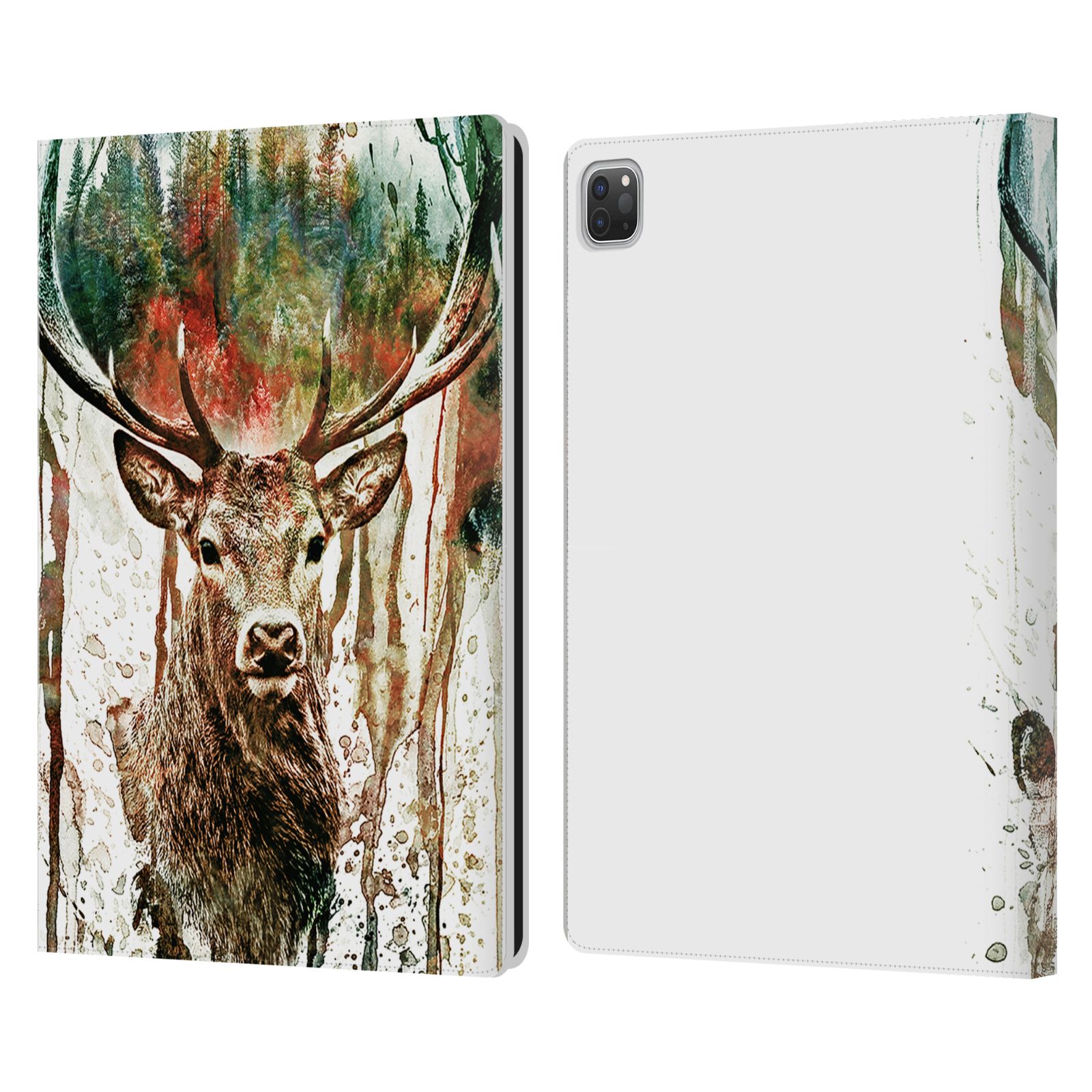 OFFICIAL RIZA PEKER ANIMALS LEATHER BOOK WALLET CASE COVER FOR APPLE iPAD - Picture 8 of 18
