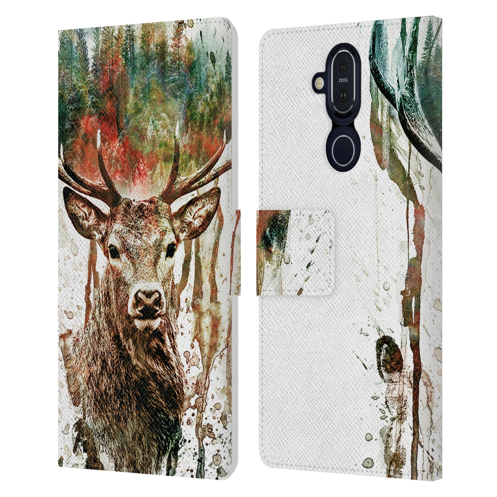 OFFICIAL RIZA PEKER ANIMALS LEATHER BOOK WALLET CASE FOR MICROSOFT NOKIA PHONES - Picture 8 of 18