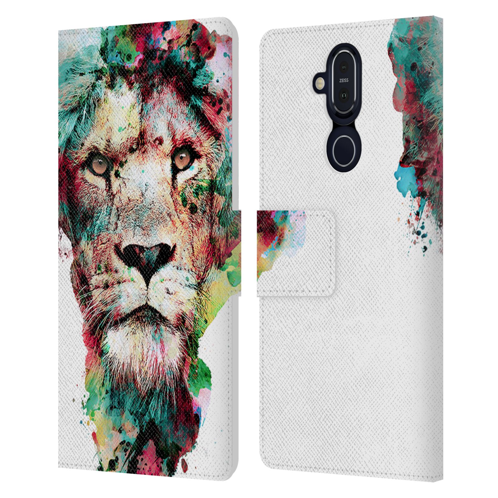 OFFICIAL RIZA PEKER ANIMALS LEATHER BOOK WALLET CASE FOR MICROSOFT NOKIA PHONES - Picture 15 of 18