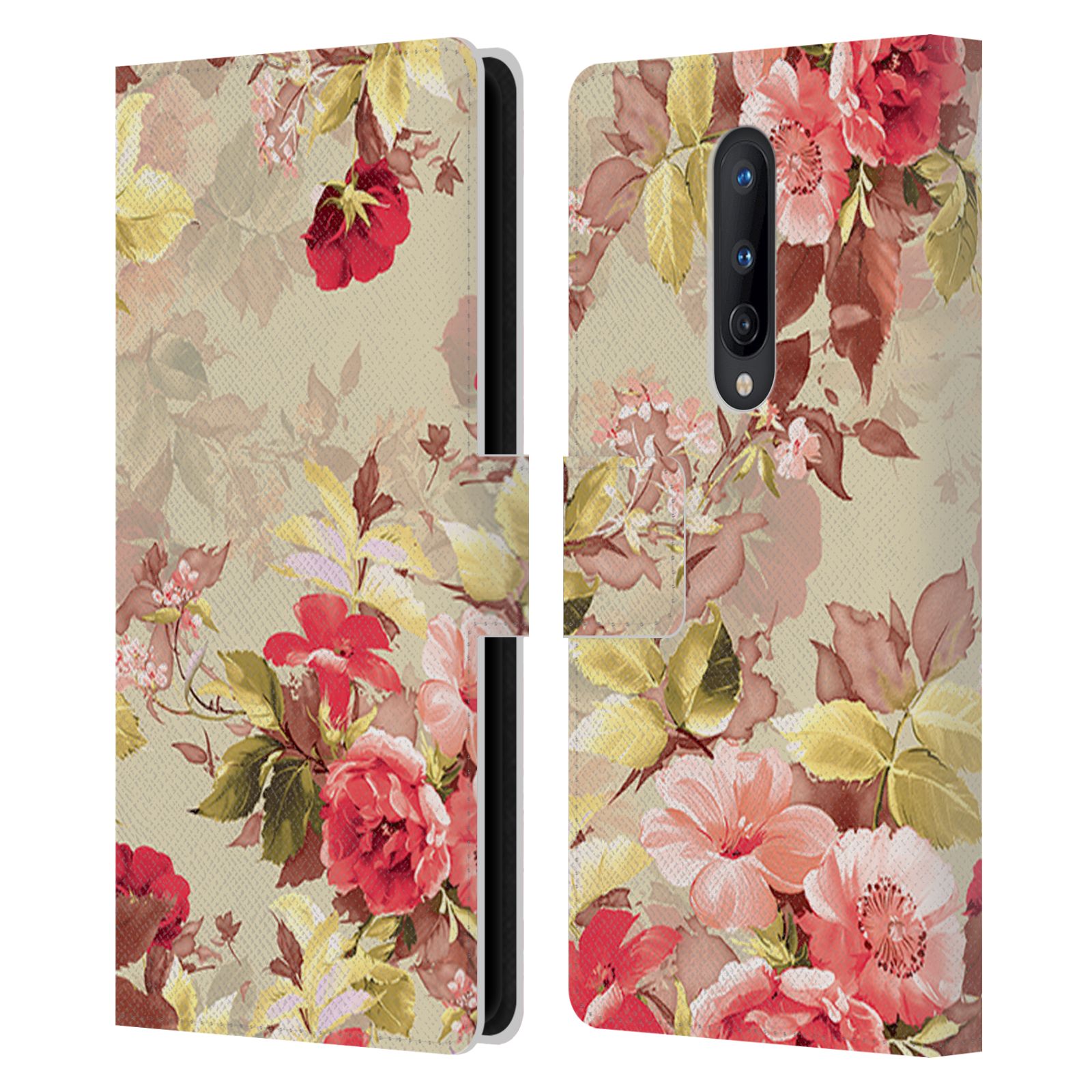 OFFICIAL RIZA PEKER FLOWERS LEATHER BOOK WALLET CASE COVER FOR ONEPLUS PHONES - Picture 12 of 18