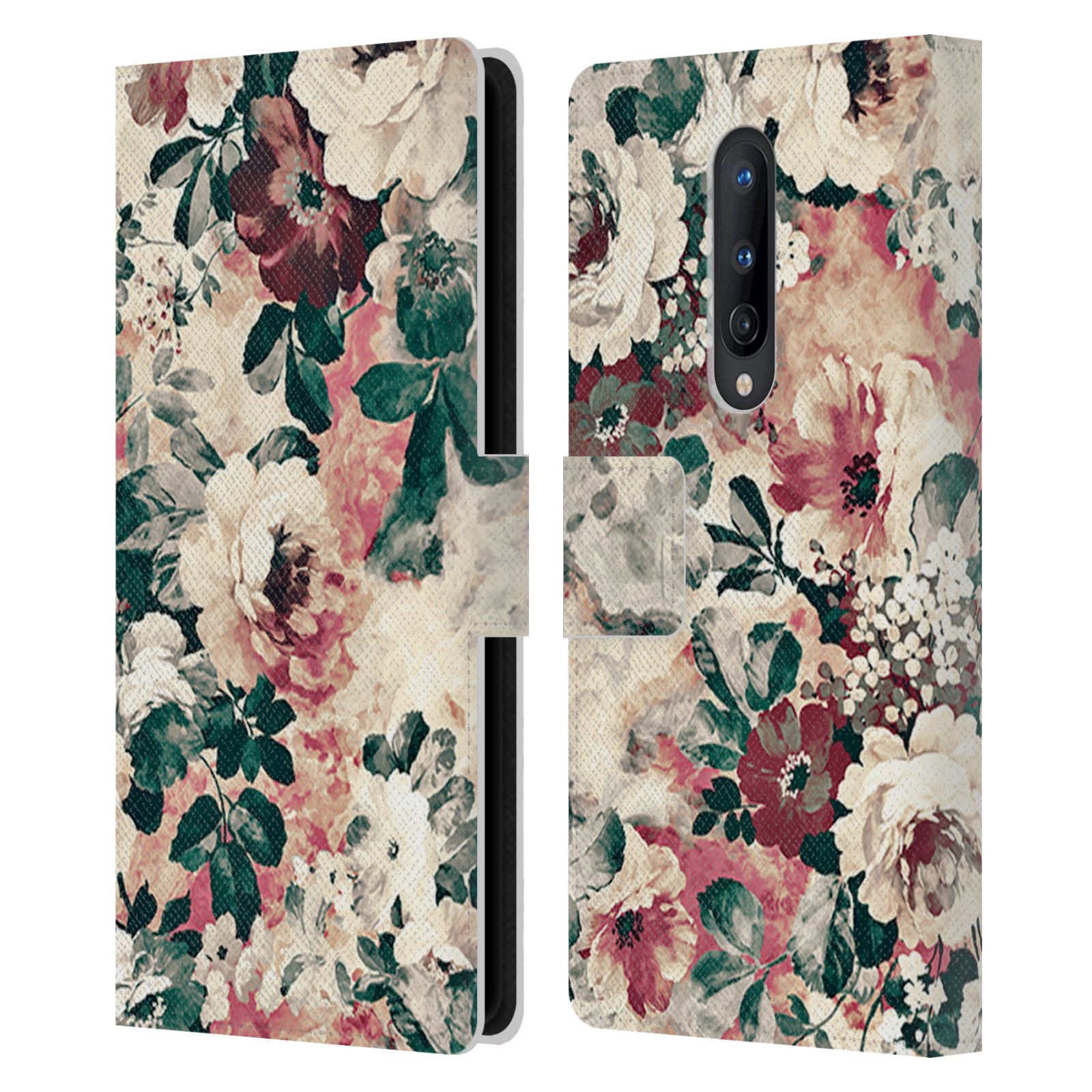 OFFICIAL RIZA PEKER FLOWERS LEATHER BOOK WALLET CASE COVER FOR ONEPLUS PHONES - Picture 14 of 18