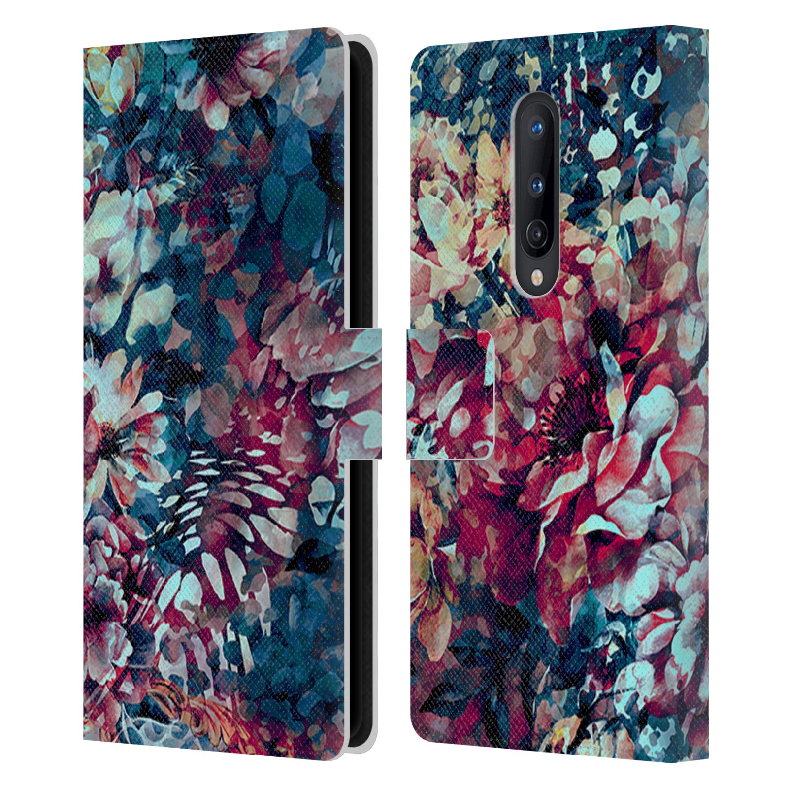OFFICIAL RIZA PEKER FLOWERS LEATHER BOOK WALLET CASE COVER FOR ONEPLUS PHONES - Picture 15 of 18