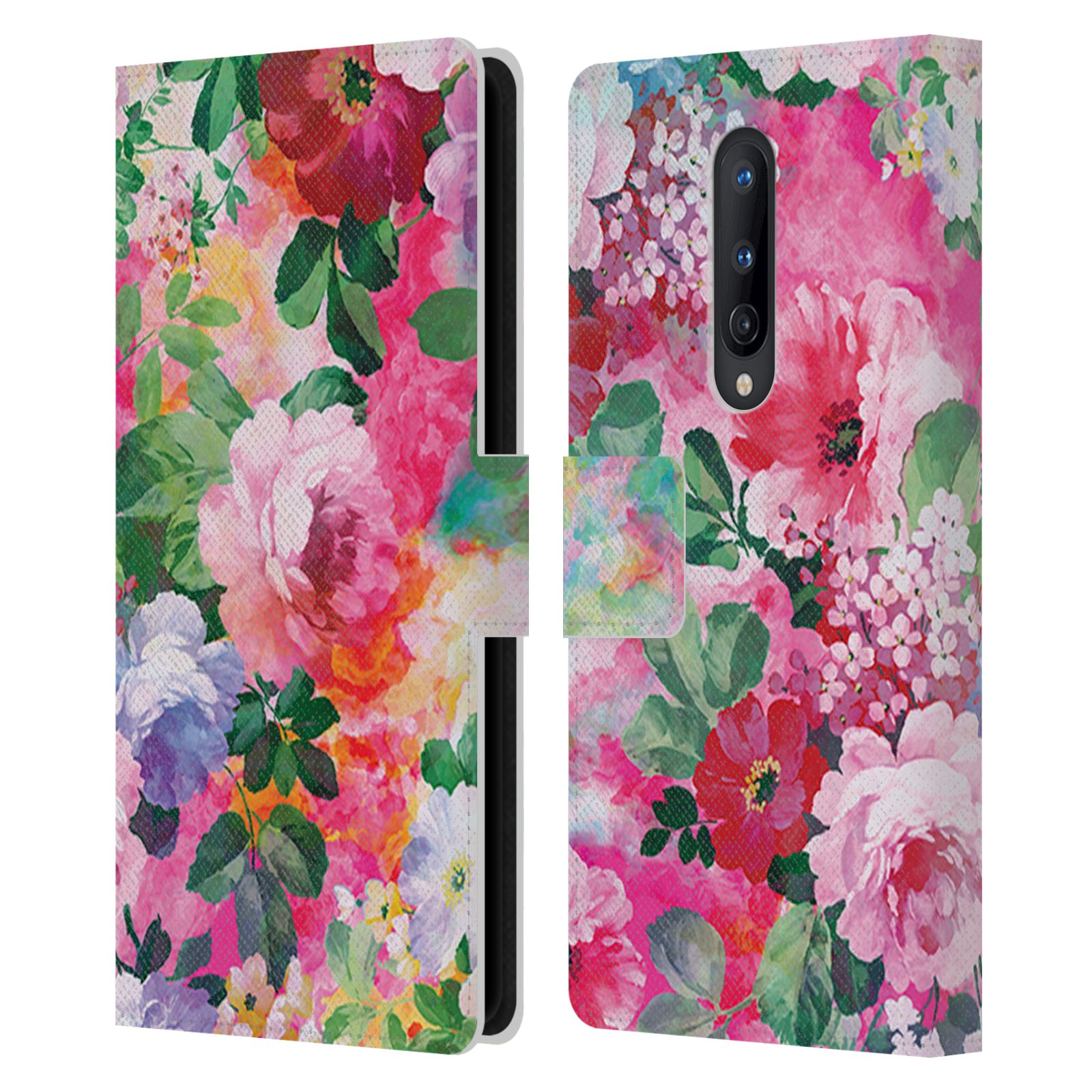OFFICIAL RIZA PEKER FLOWERS LEATHER BOOK WALLET CASE COVER FOR ONEPLUS PHONES - Picture 17 of 18