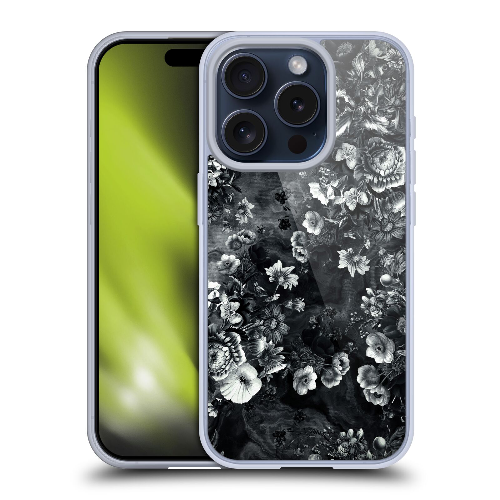 OFFICIAL RIZA PEKER NIGHT FLORAL SOFT GEL CASE FOR APPLE iPHONE PHONES - Picture 8 of 15