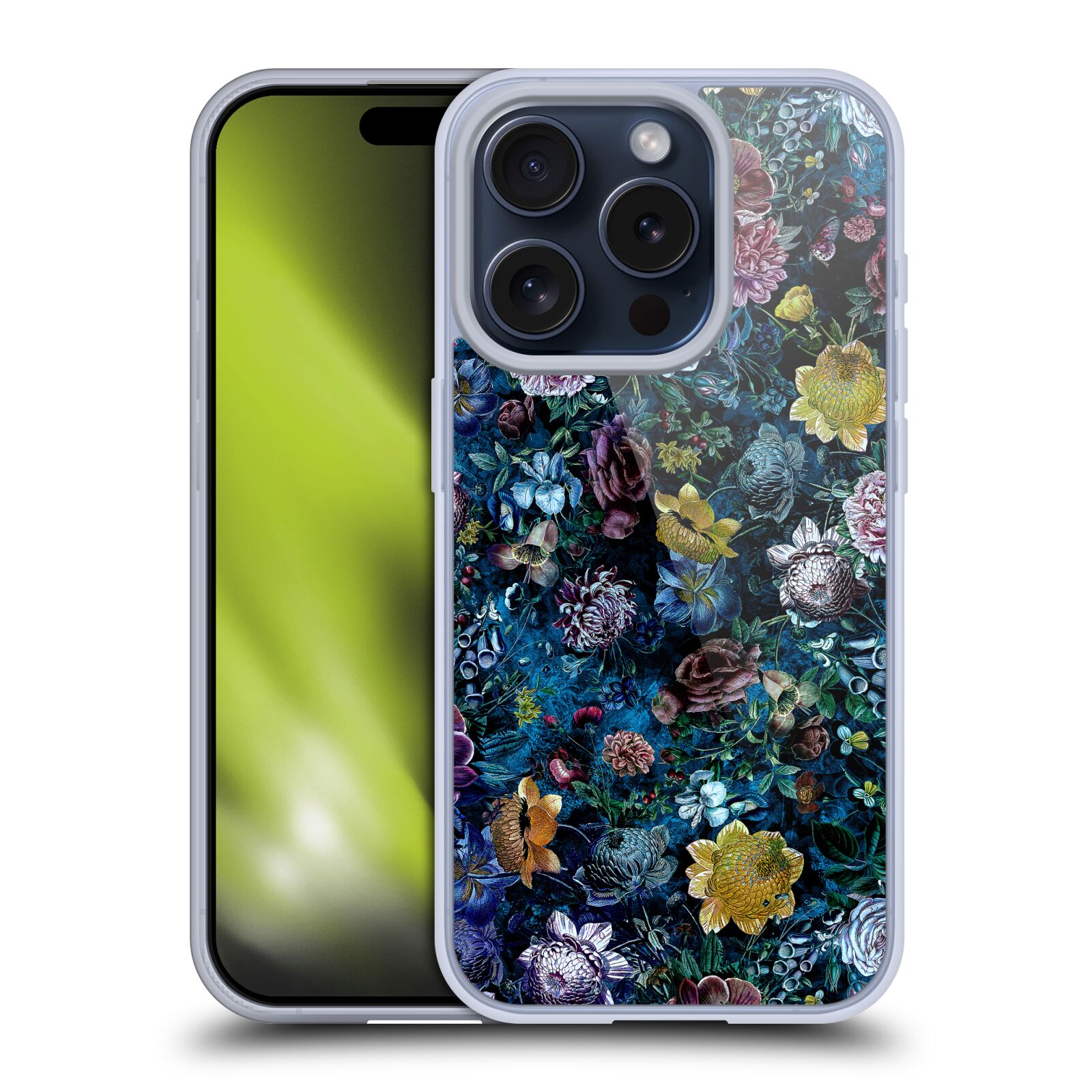 OFFICIAL RIZA PEKER NIGHT FLORAL SOFT GEL CASE FOR APPLE iPHONE PHONES - Picture 12 of 15