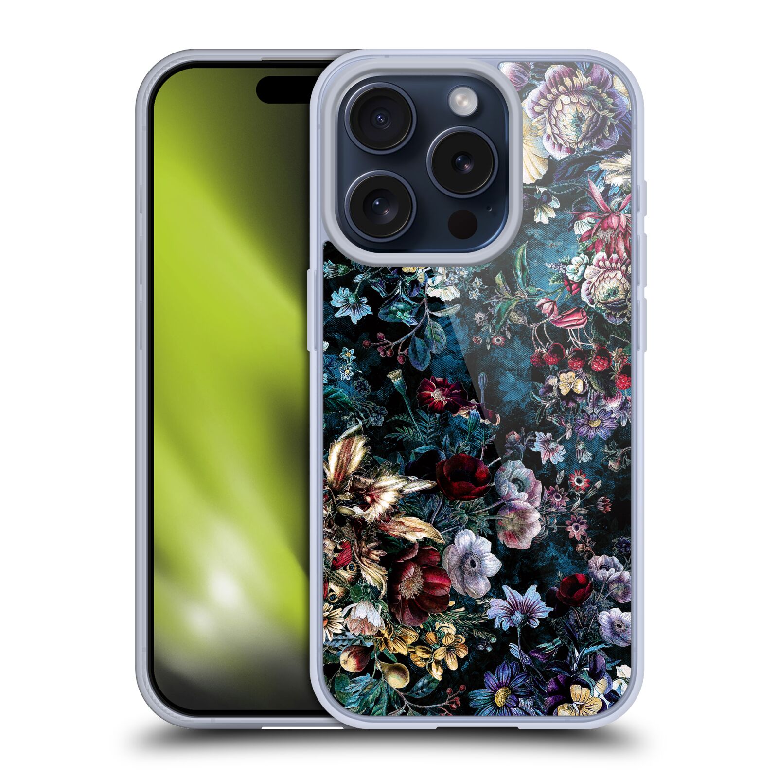 OFFICIAL RIZA PEKER NIGHT FLORAL SOFT GEL CASE FOR APPLE iPHONE PHONES - Picture 14 of 15
