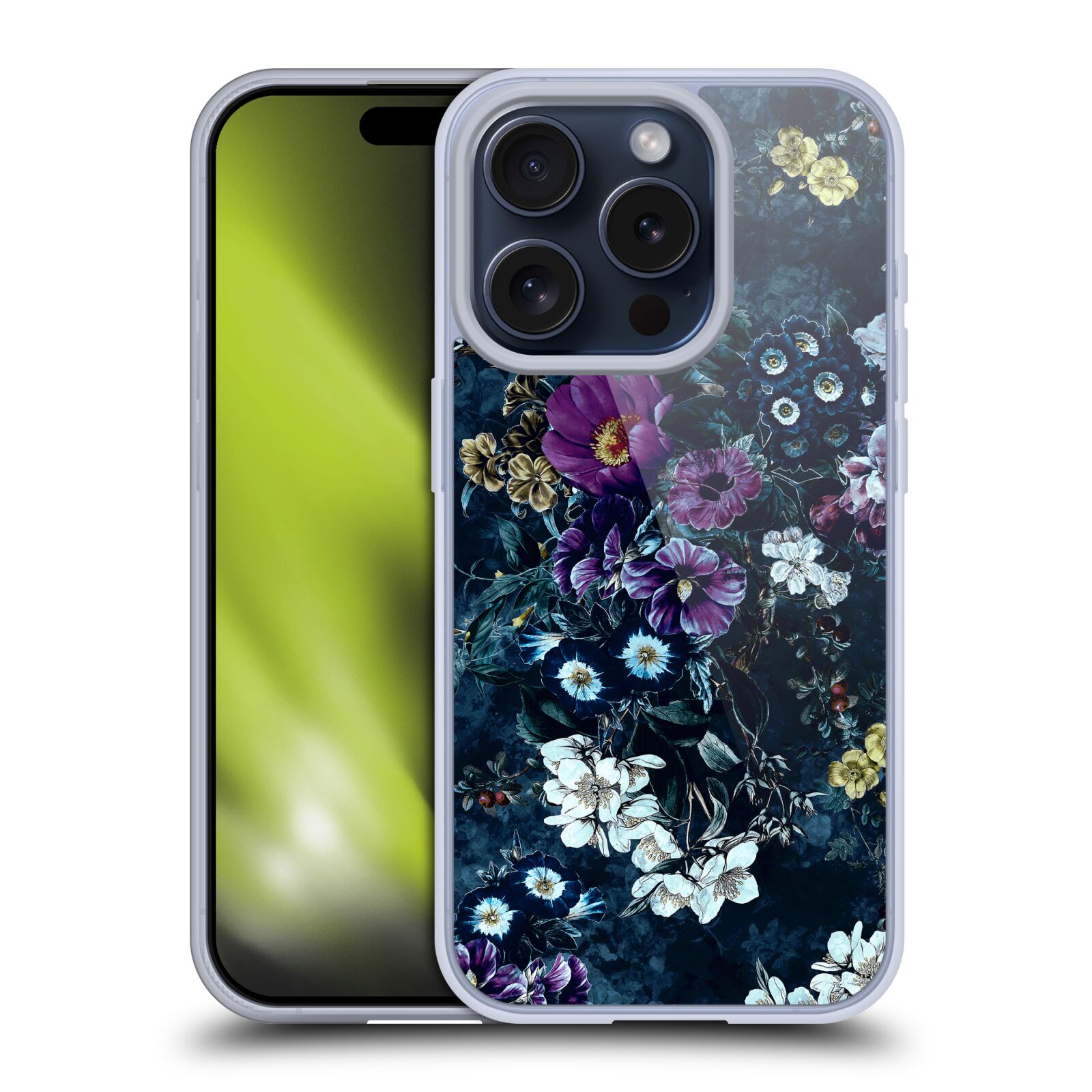 OFFICIAL RIZA PEKER NIGHT FLORAL SOFT GEL CASE FOR APPLE iPHONE PHONES - Picture 15 of 15