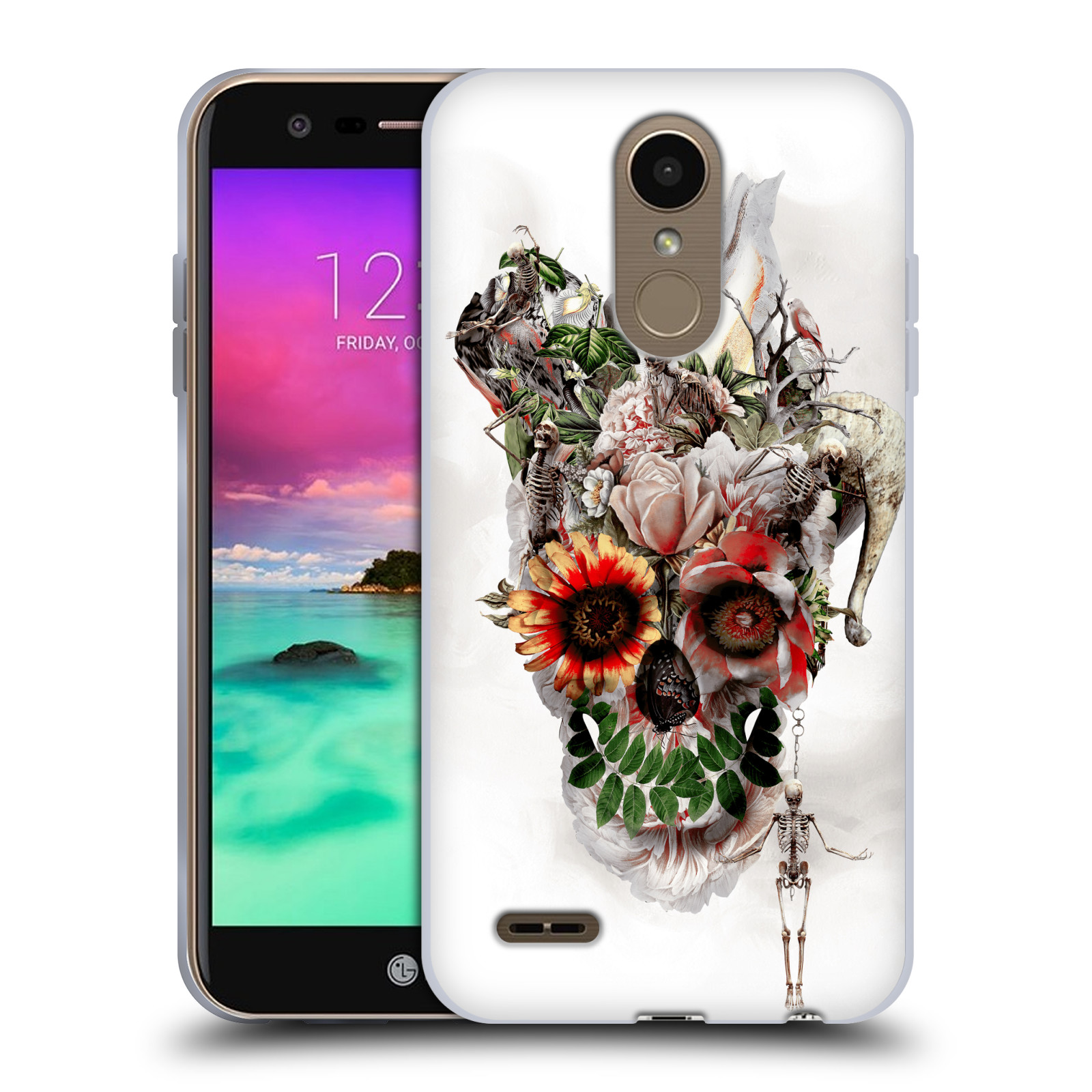 FUNDA RIZA PEKER SKULLS 5 GEL SUAVE PARA TELÉFONOS LG 2 - Imagen 8 de 14