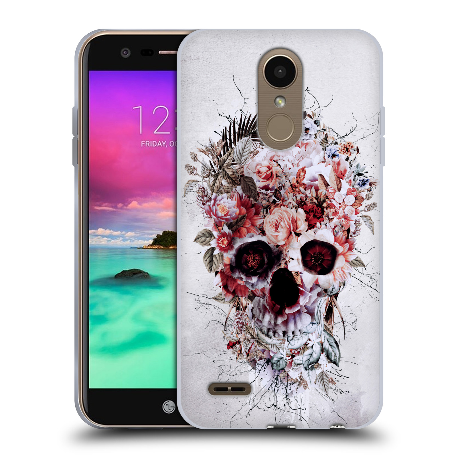 FUNDA RIZA PEKER SKULLS 5 GEL SUAVE PARA TELÉFONOS LG 2 - Imagen 10 de 14