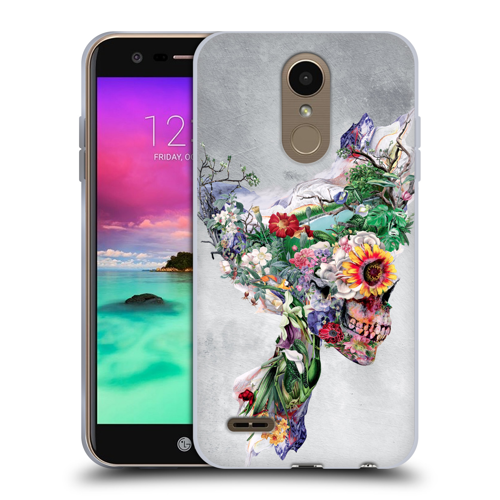 FUNDA RIZA PEKER SKULLS 5 GEL SUAVE PARA TELÉFONOS LG 2 - Imagen 11 de 14