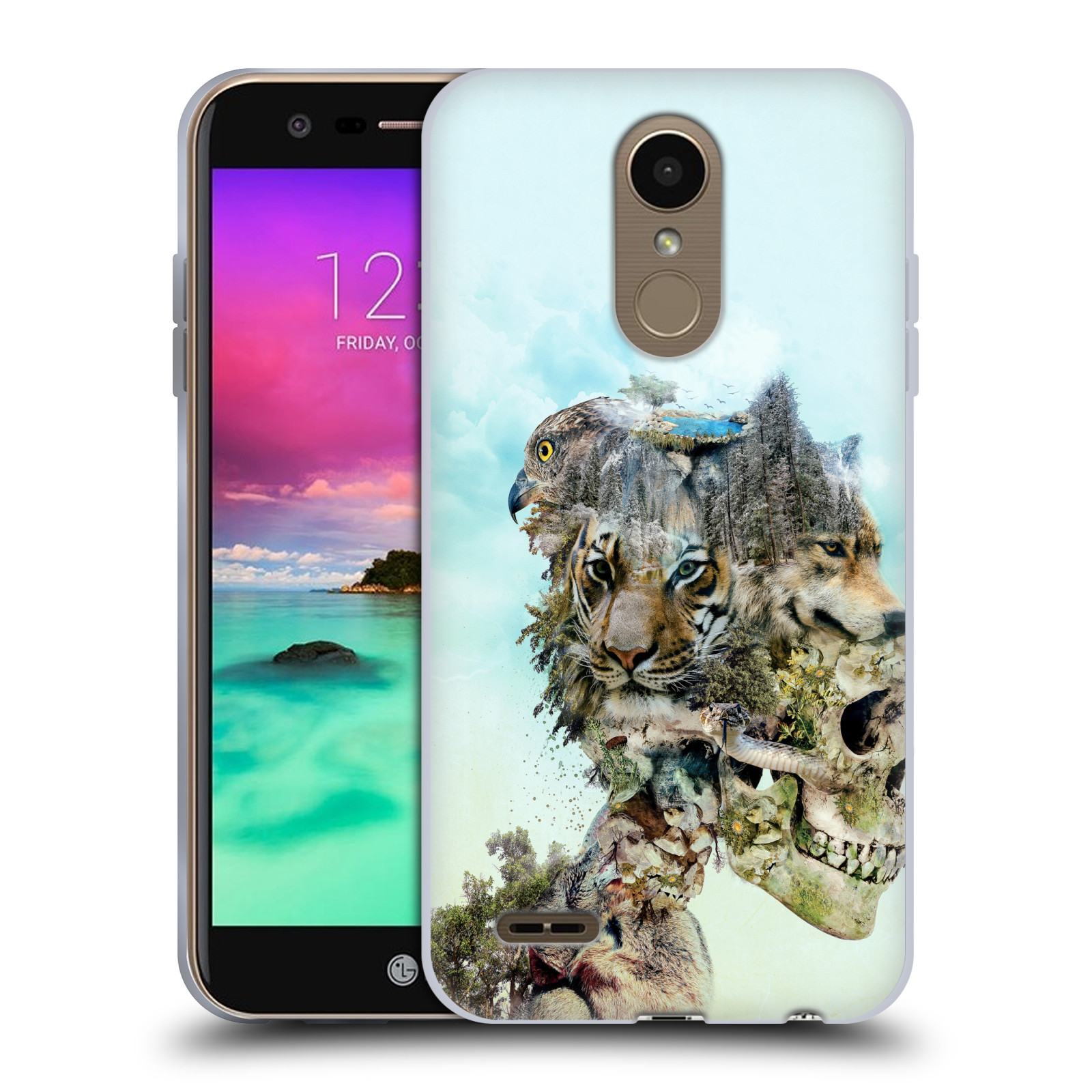 FUNDA RIZA PEKER SKULLS 5 GEL SUAVE PARA TELÉFONOS LG 2 - Imagen 12 de 14
