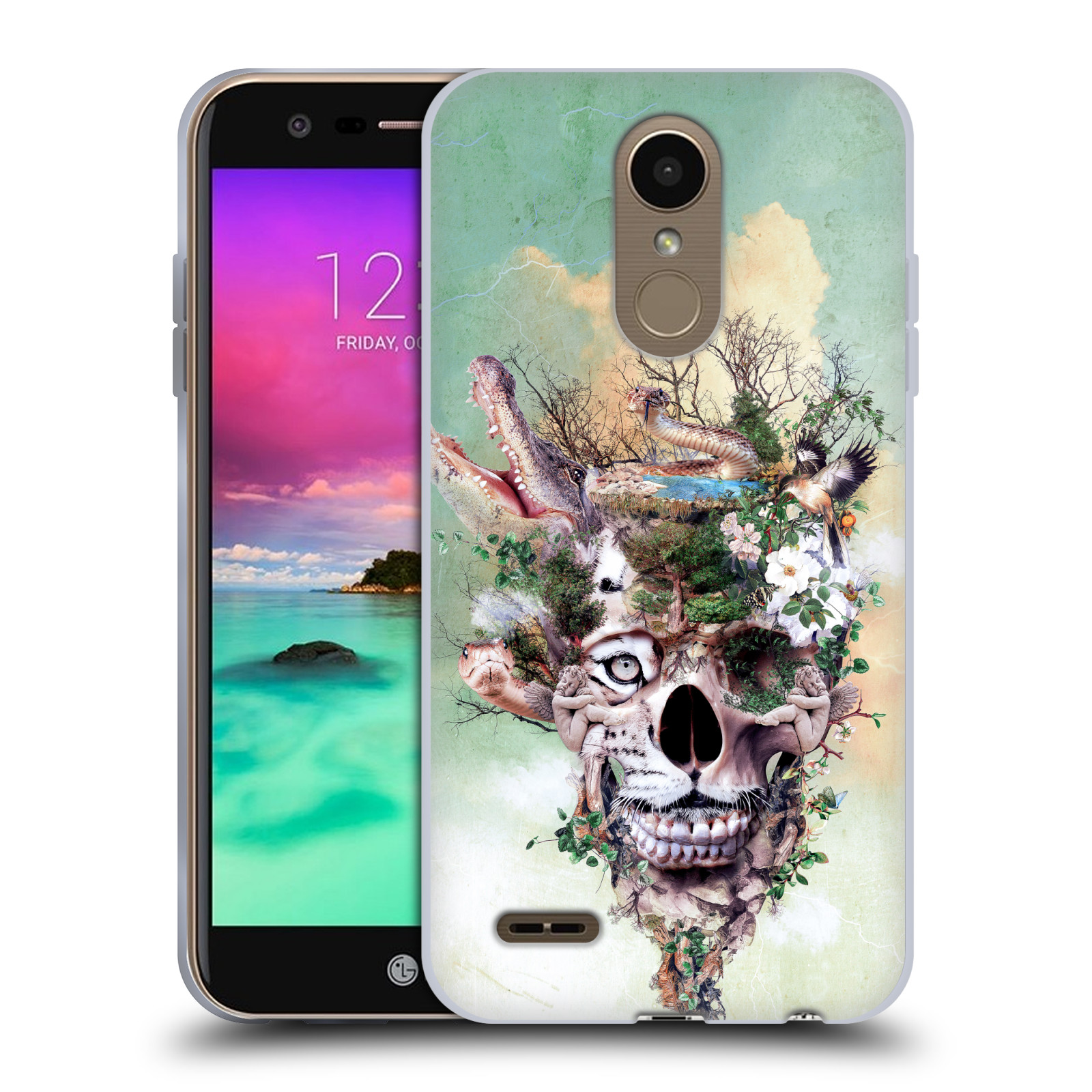 FUNDA RIZA PEKER SKULLS 5 GEL SUAVE PARA TELÉFONOS LG 2 - Imagen 13 de 14