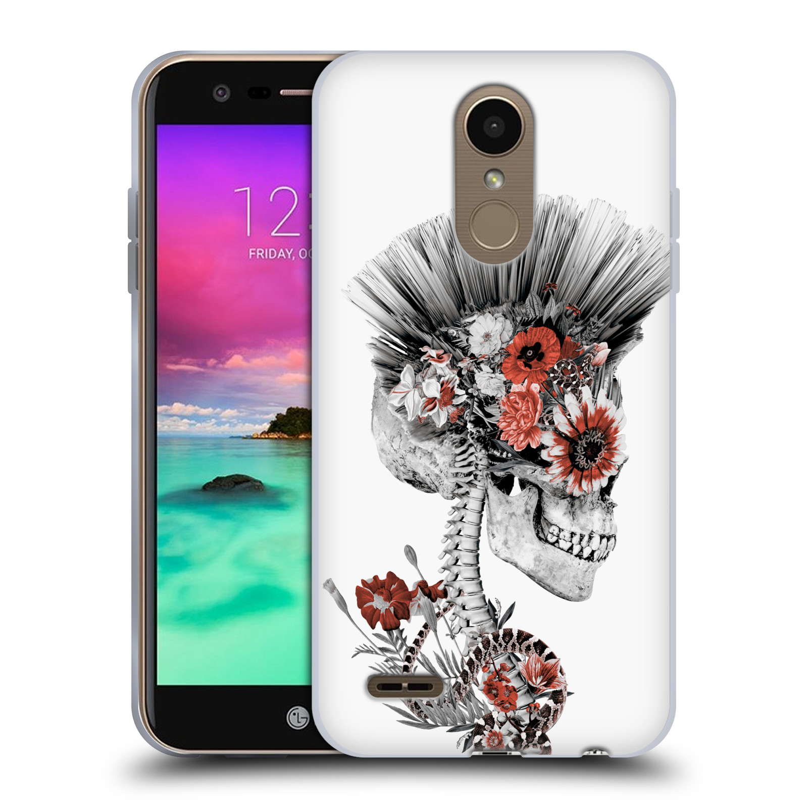 FUNDA RIZA PEKER SKULLS 5 GEL SUAVE PARA TELÉFONOS LG 2 - Imagen 14 de 14
