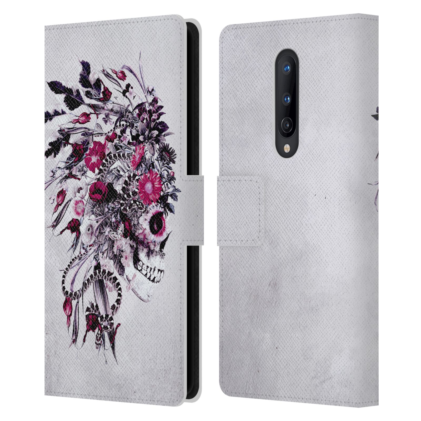 OFFICIAL RIZA PEKER SKULLS 6 LEATHER BOOK WALLET CASE COVER FOR ONEPLUS PHONES - Picture 10 of 15