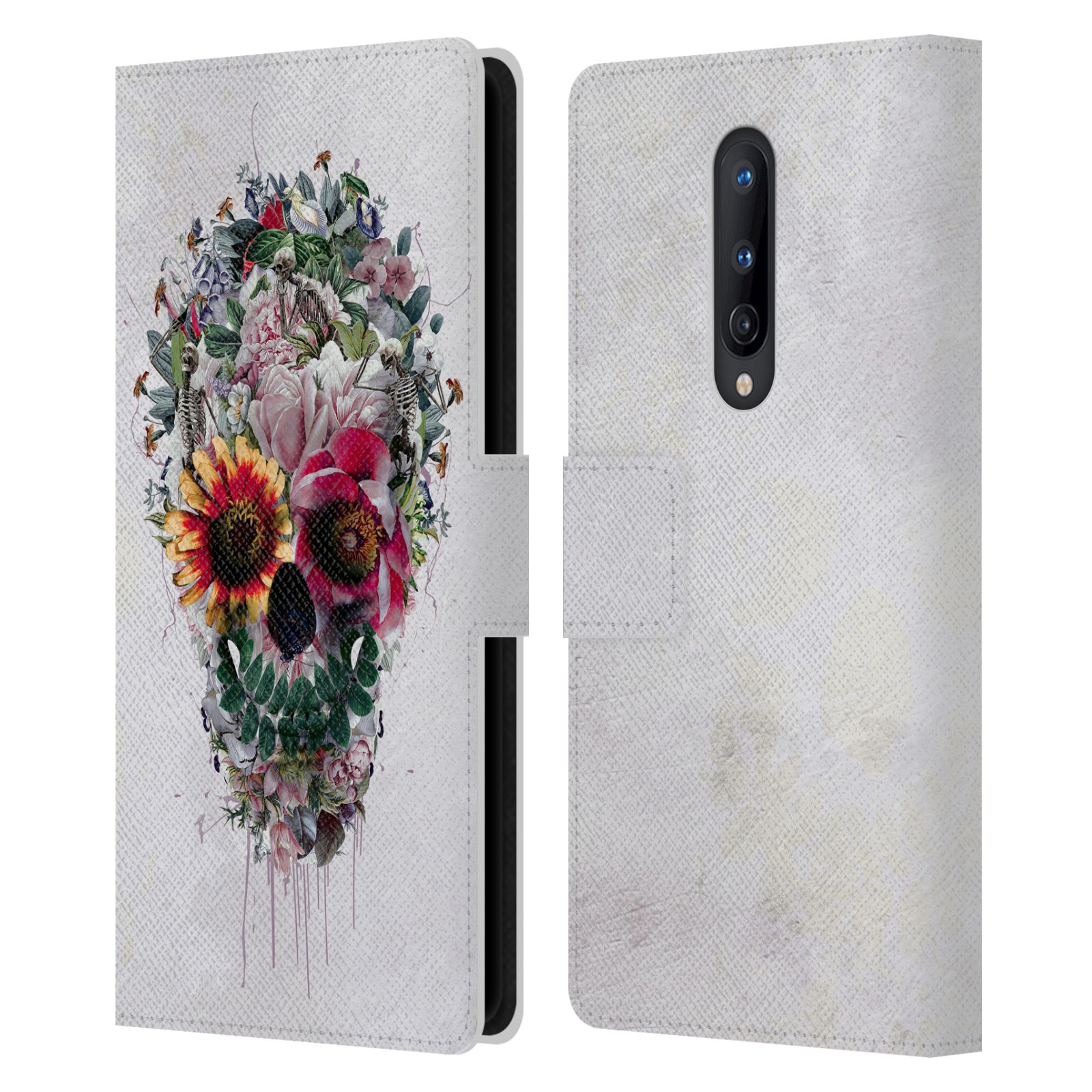 OFFICIAL RIZA PEKER SKULLS 6 LEATHER BOOK WALLET CASE COVER FOR ONEPLUS PHONES - Picture 12 of 15