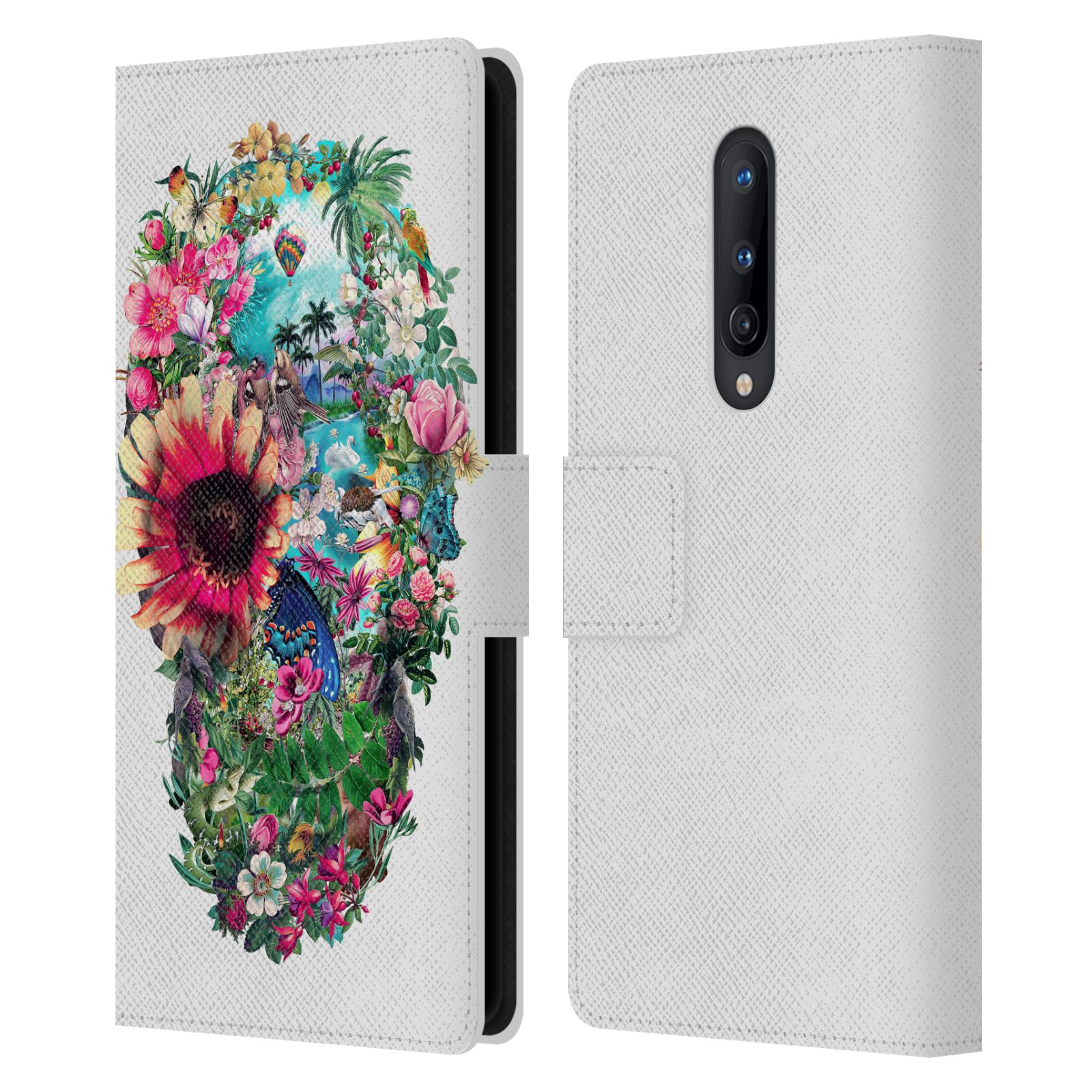 OFFICIAL RIZA PEKER SKULLS 6 LEATHER BOOK WALLET CASE COVER FOR ONEPLUS PHONES - Picture 14 of 15