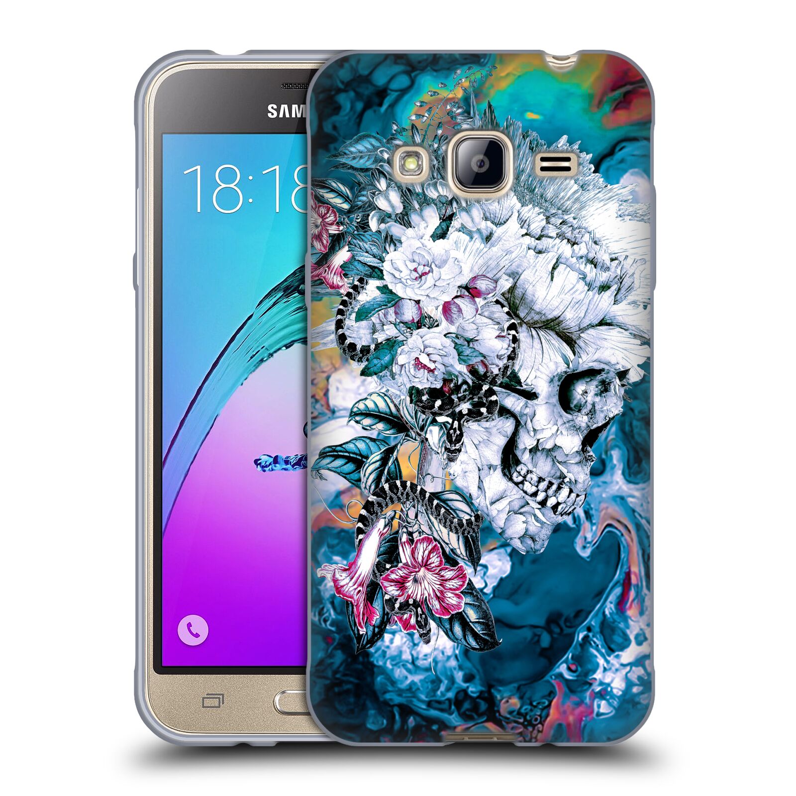 OFFICIAL RIZA PEKER SKULLS 9 SOFT GEL CASE FOR SAMSUNG PHONES 3 - Picture 11 of 18