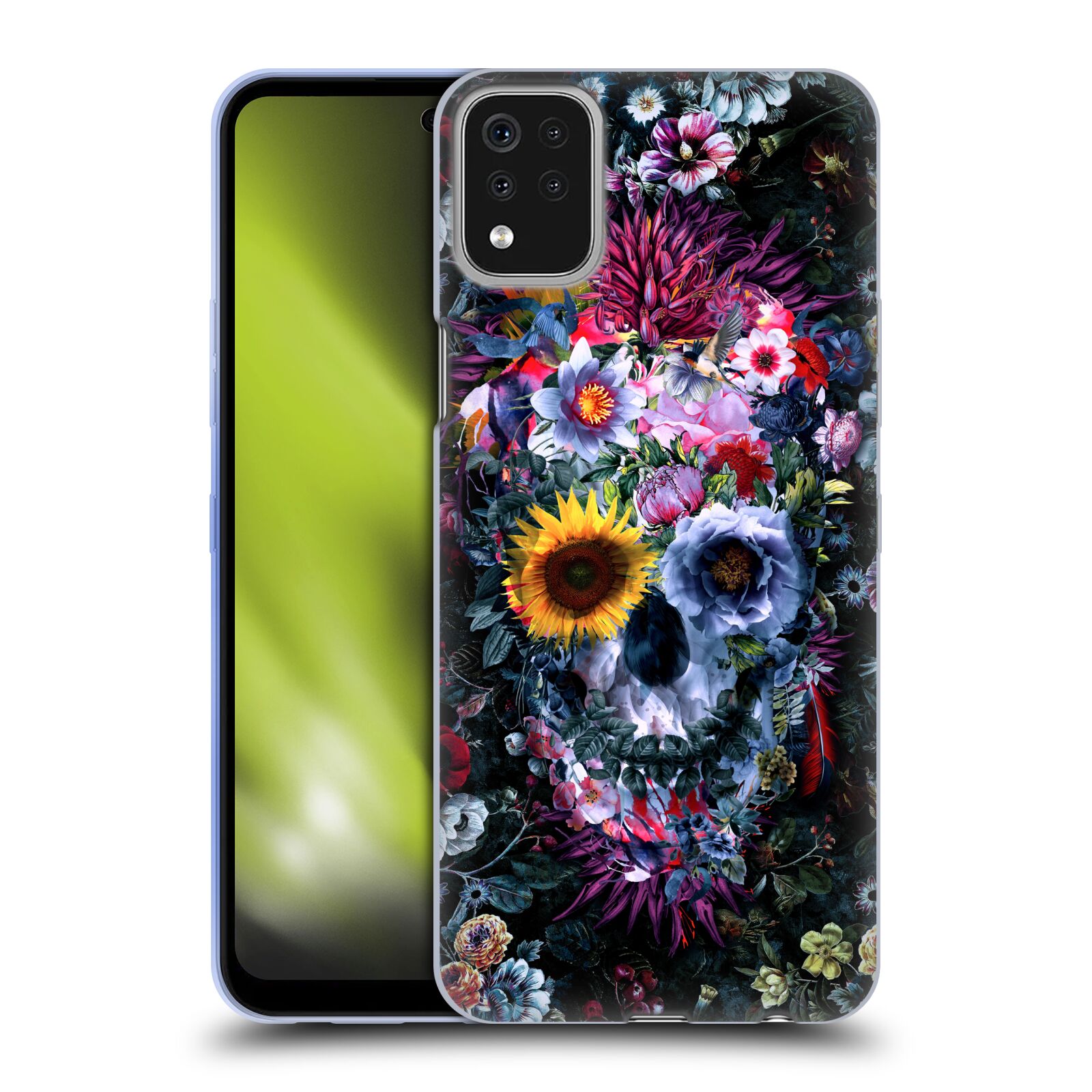 FUNDA OFICIAL RIZA PEKER SKULLS 9 GEL SUAVE PARA TELÉFONOS LG 1 - Imagen 8 de 8