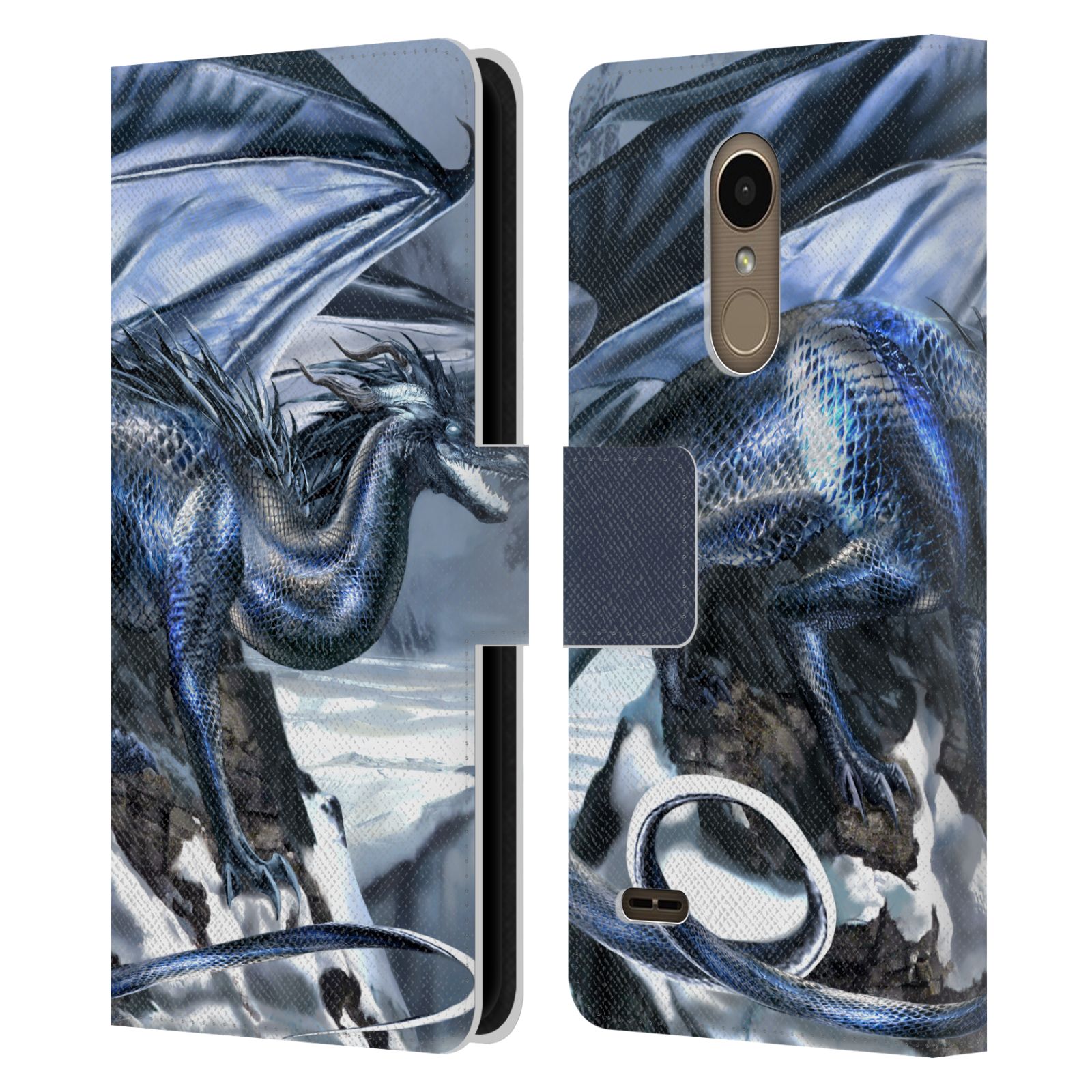 FUNDA BILLETERA OFICIAL RUTH THOMPSON DRAGONS CUERO LIBRO PARA TELÉFONOS LG 1 - Imagen 7 de 7