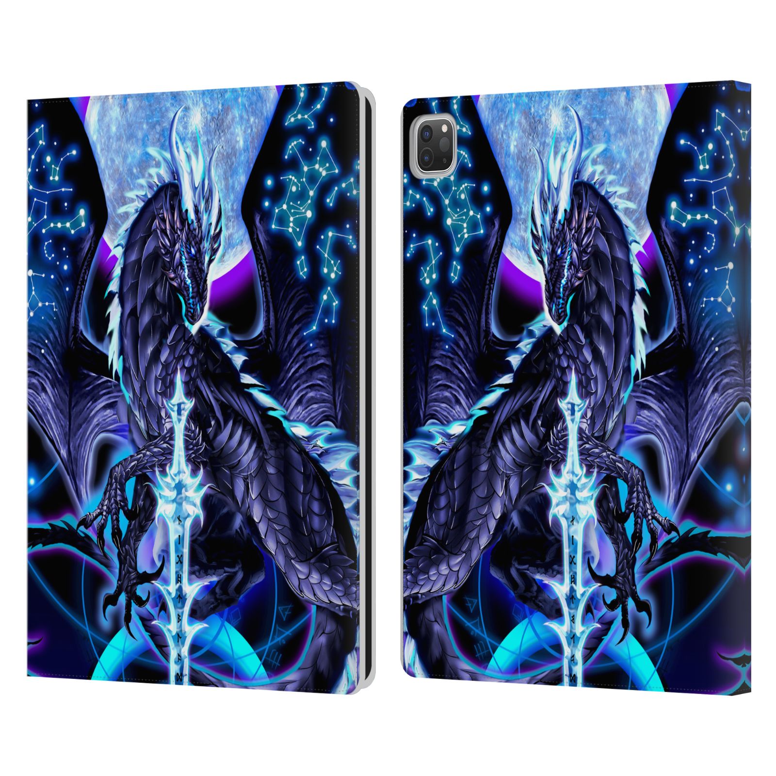 OFFICIAL RUTH THOMPSON DRAGONS WITH SWORDS LEATHER BOOK CASE FOR APPLE iPAD - 第 11/13 張圖片