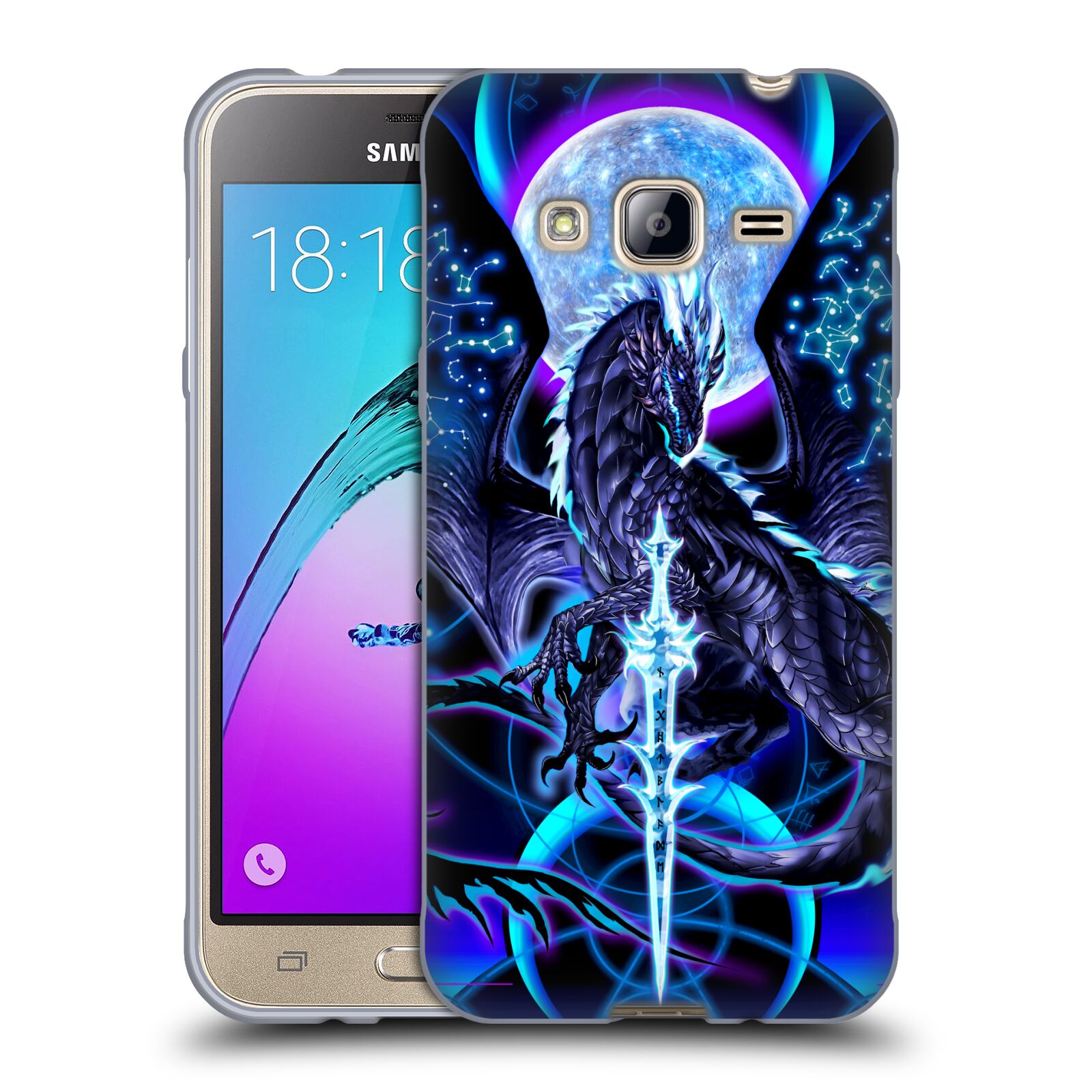OFFICIAL RUTH THOMPSON DRAGONS WITH SWORDS SOFT GEL CASE FOR SAMSUNG PHONES 3 - Picture 12 of 14