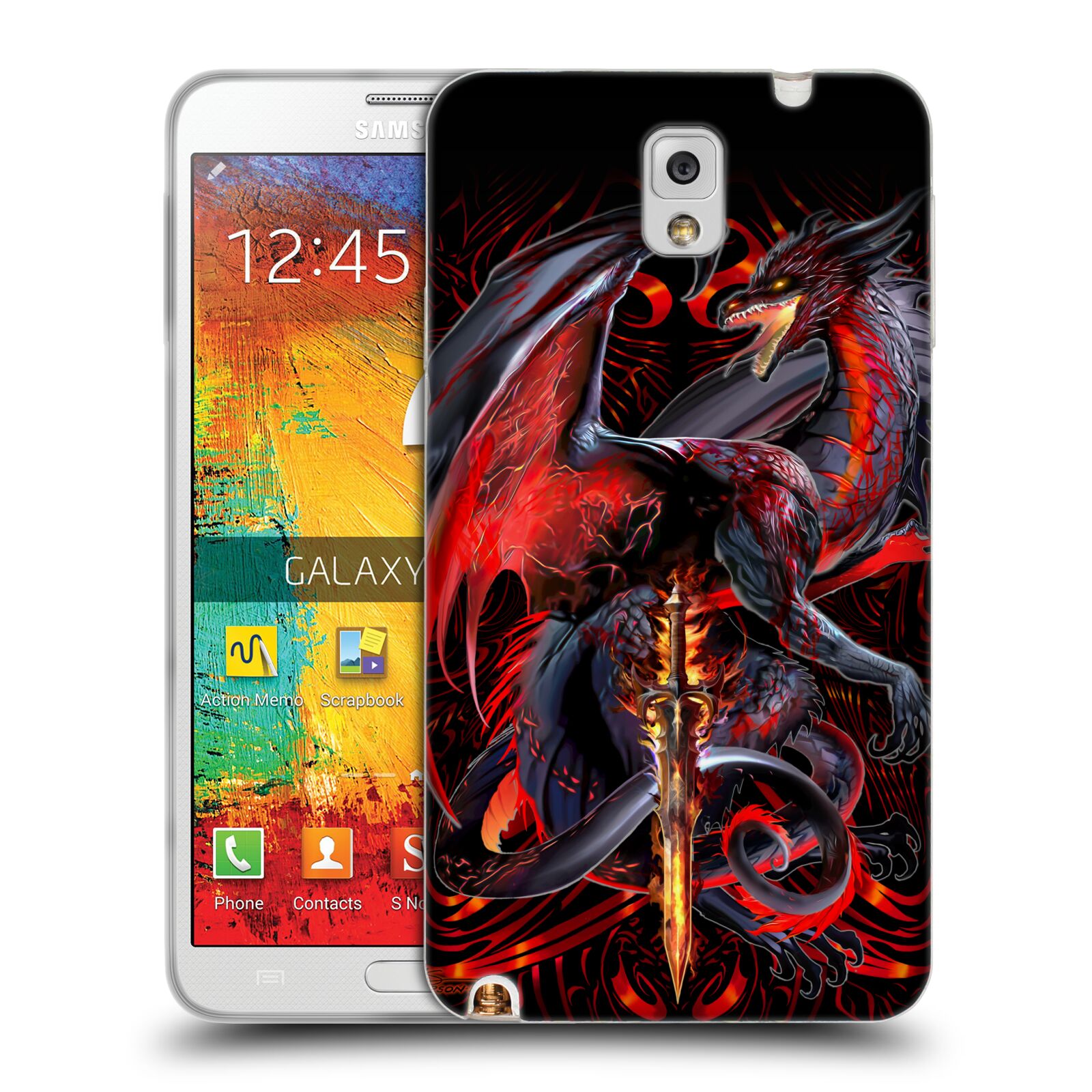 RUTH THOMPSON DRACHEN MIT SCHWERTERN SOFT GEL HANDYHÜLLE FÜR SAMSUNG HANDYS 2 - Bild 11 von 11