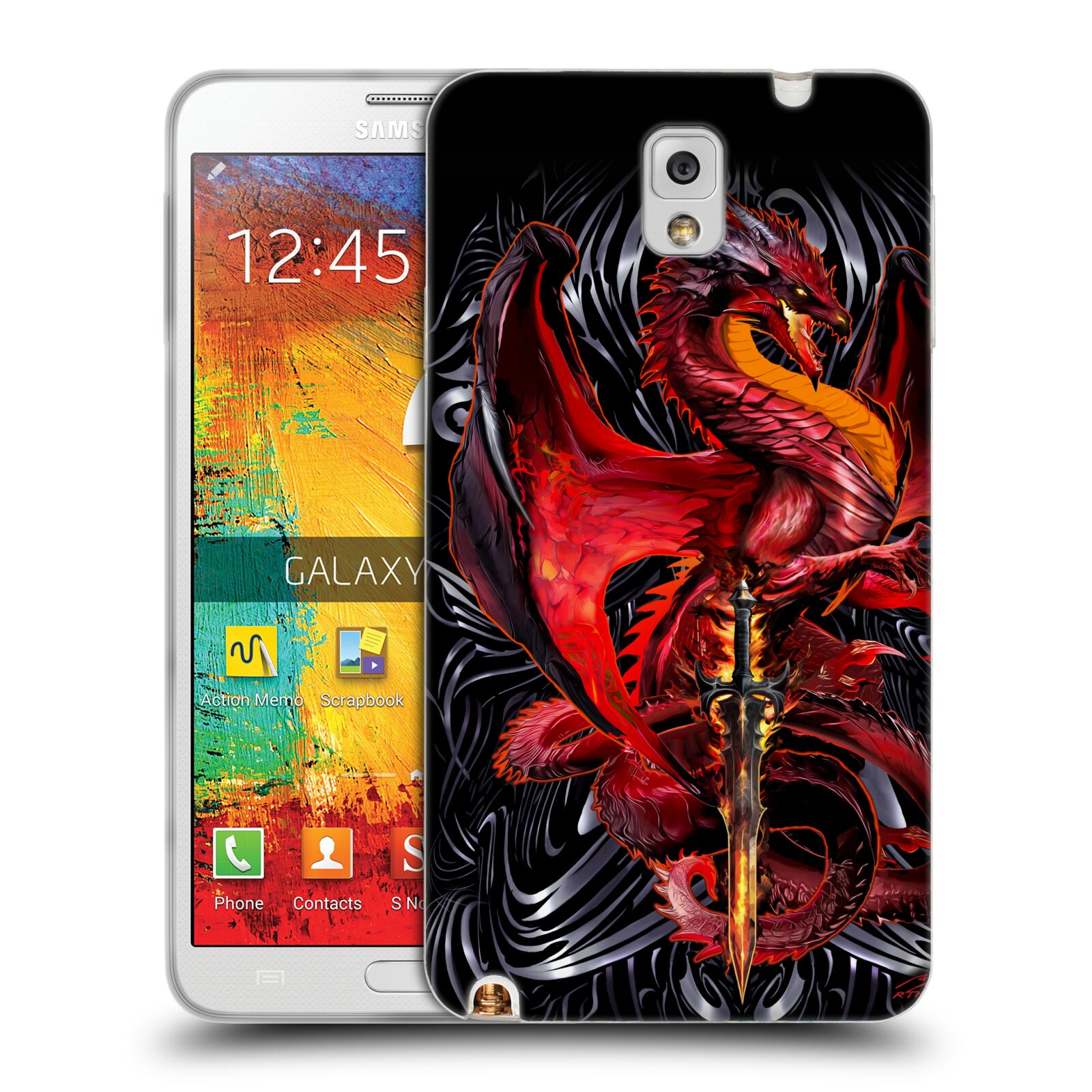 RUTH THOMPSON DRACHEN MIT SCHWERTERN SOFT GEL HANDYHÜLLE FÜR SAMSUNG HANDYS 2 - Bild 10 von 11
