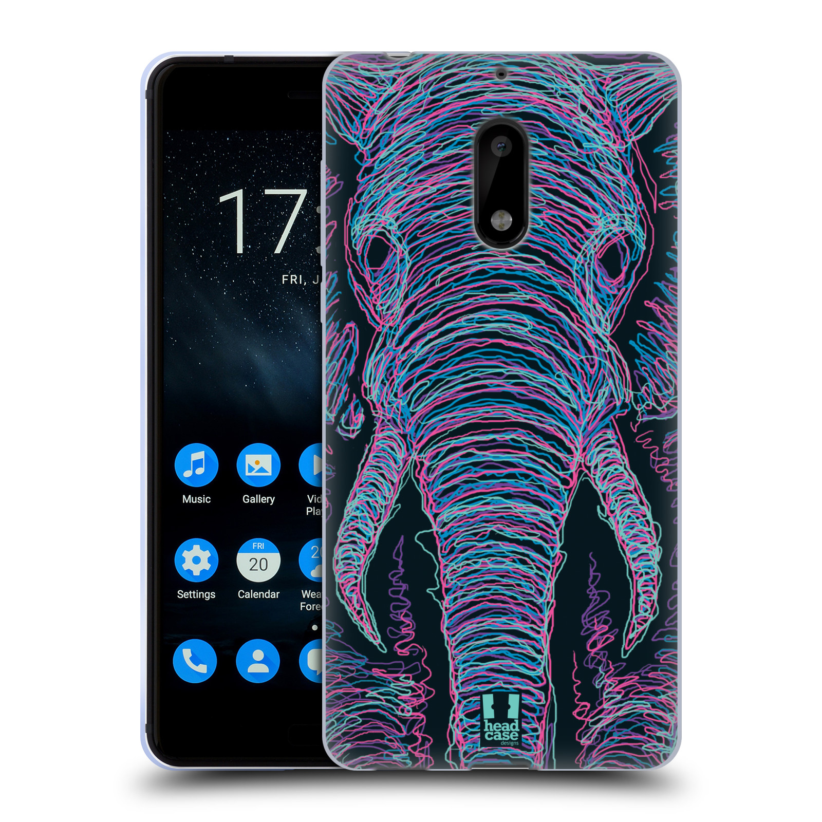 HEAD CASE DESIGNS SCRIBBLE ANIMAL FACES SOFT GEL CASE FOR NOKIA PHONES 1 - Picture 9 of 12
