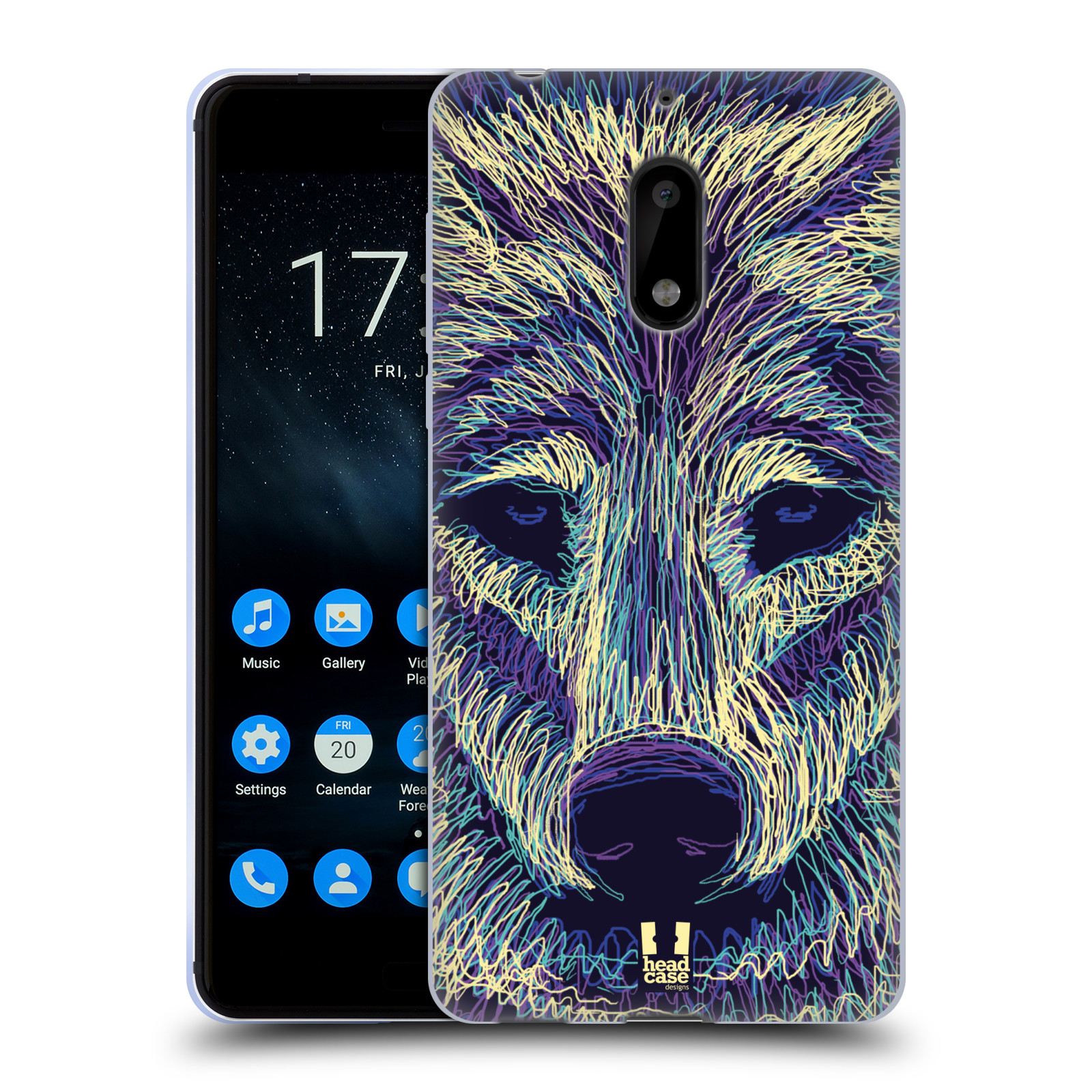HEAD CASE DESIGNS SCRIBBLE ANIMAL FACES SOFT GEL CASE FOR NOKIA PHONES 1 - Picture 12 of 12