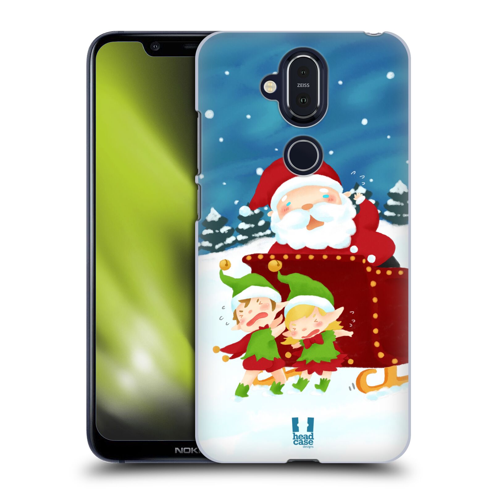 HEAD CASE DESIGNS SANTAS MISADVENTURES HARD BACK CASE FOR NOKIA PHONES 1 - 第 9/9 張圖片