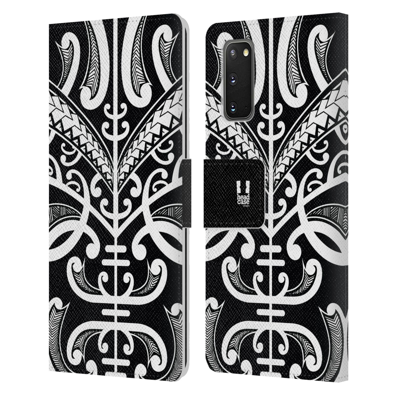 HEAD CASE DESIGNS TATOUAGE SAMOAN ÉTUI COQUE EN CUIR POUR SAMSUNG TÉLÉPHONES 1