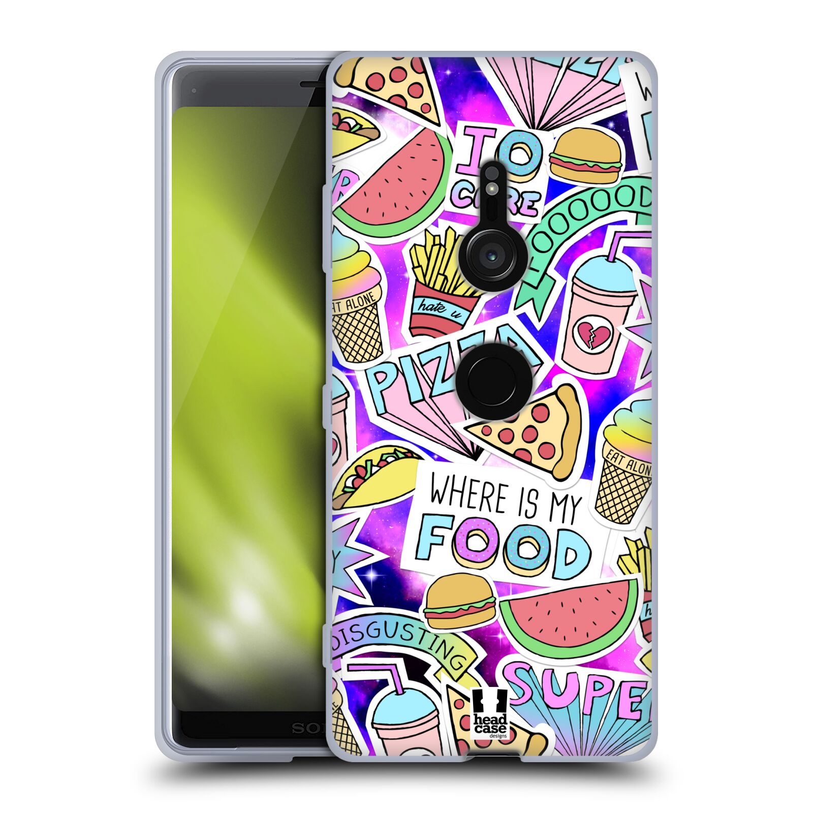 HEAD CASE DESIGNS SASSY STICKERS SOFT GEL CASE FOR SONY PHONES 1 - Picture 8 of 11