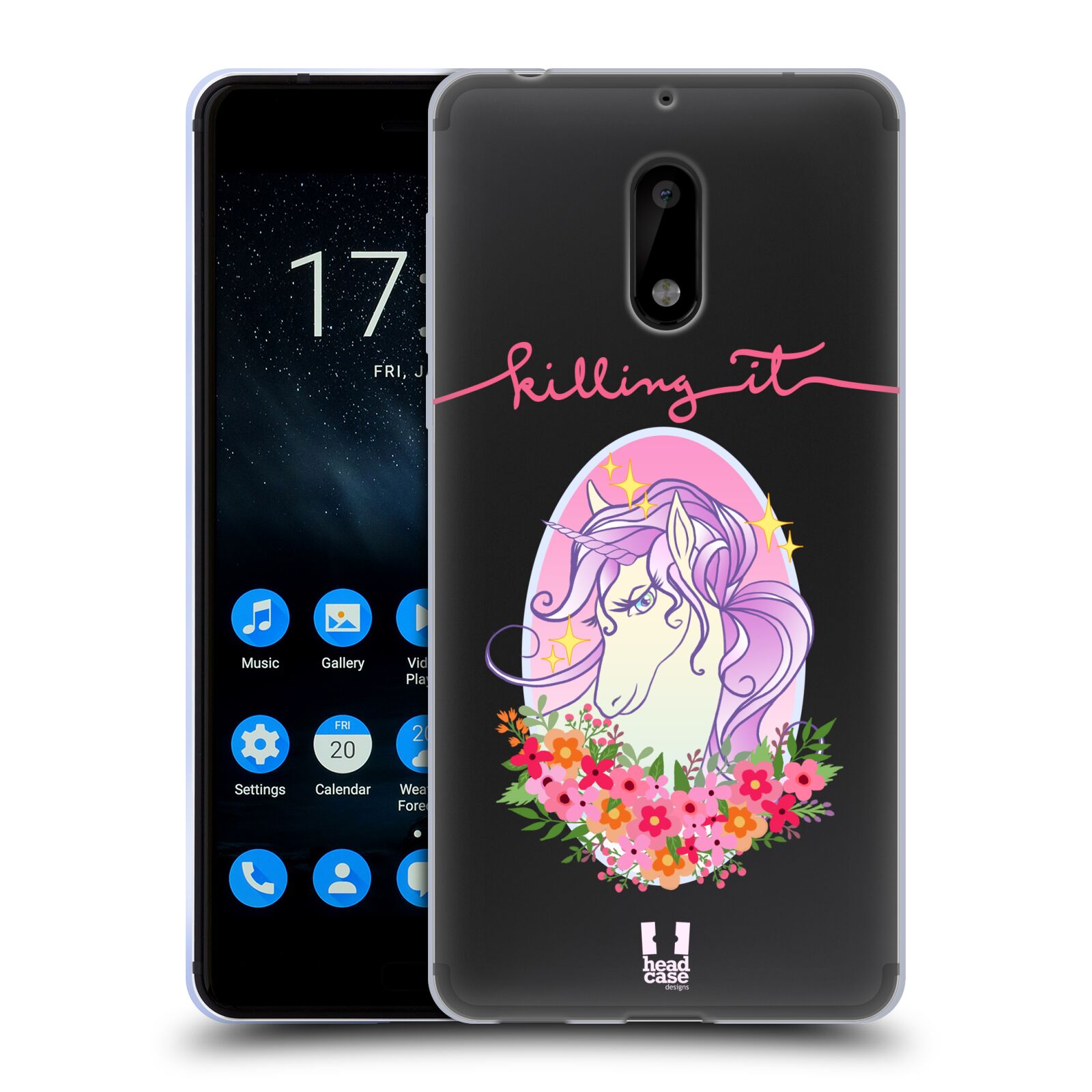 HEAD CASE DESIGNS SASSY UNICORNS SOFT GEL CASE FOR NOKIA PHONES 1