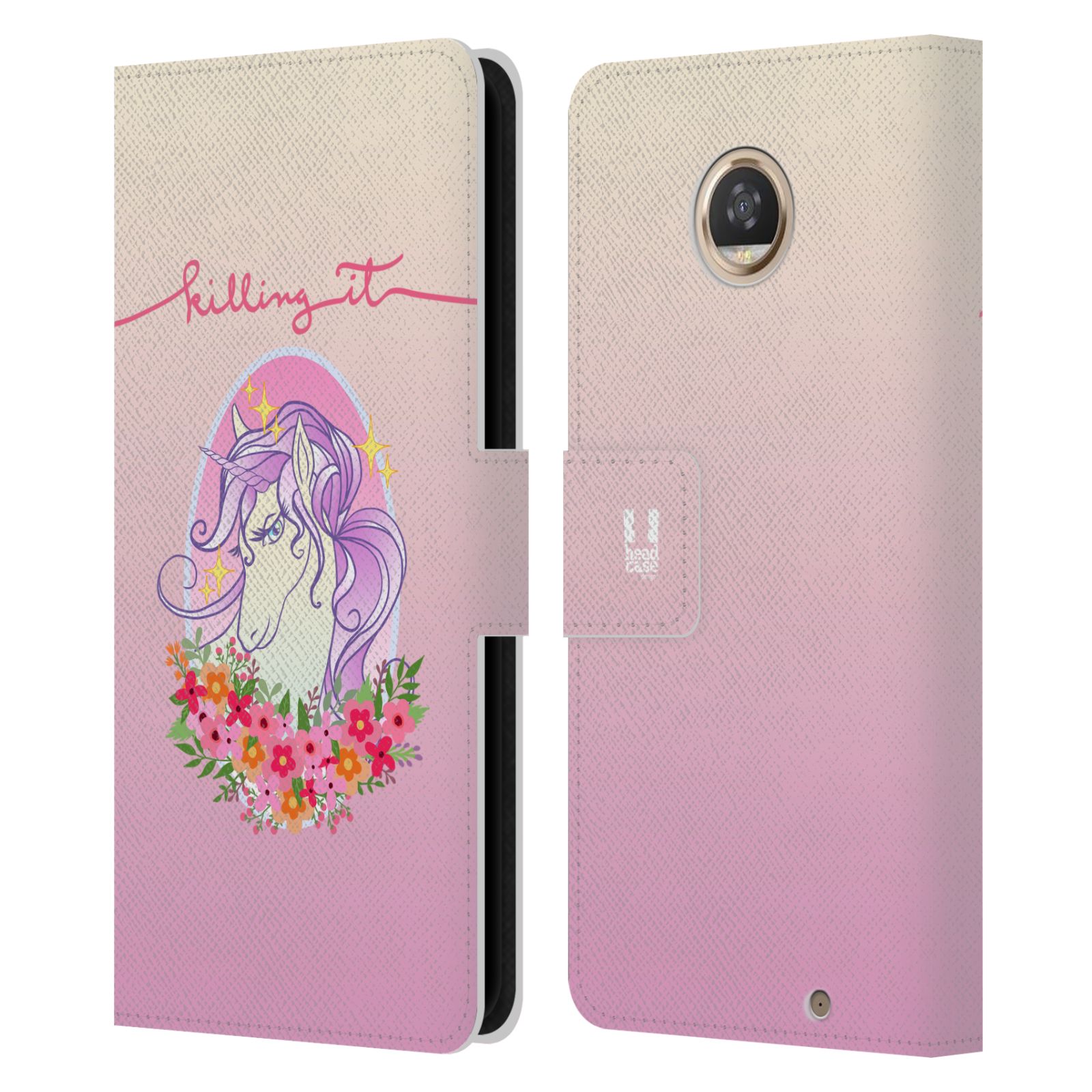 HEAD CASE DESIGNS SASSY UNICORNS LEATHER BOOK WALLET CASE FOR MOTOROLA PHONES - Picture 7 of 10