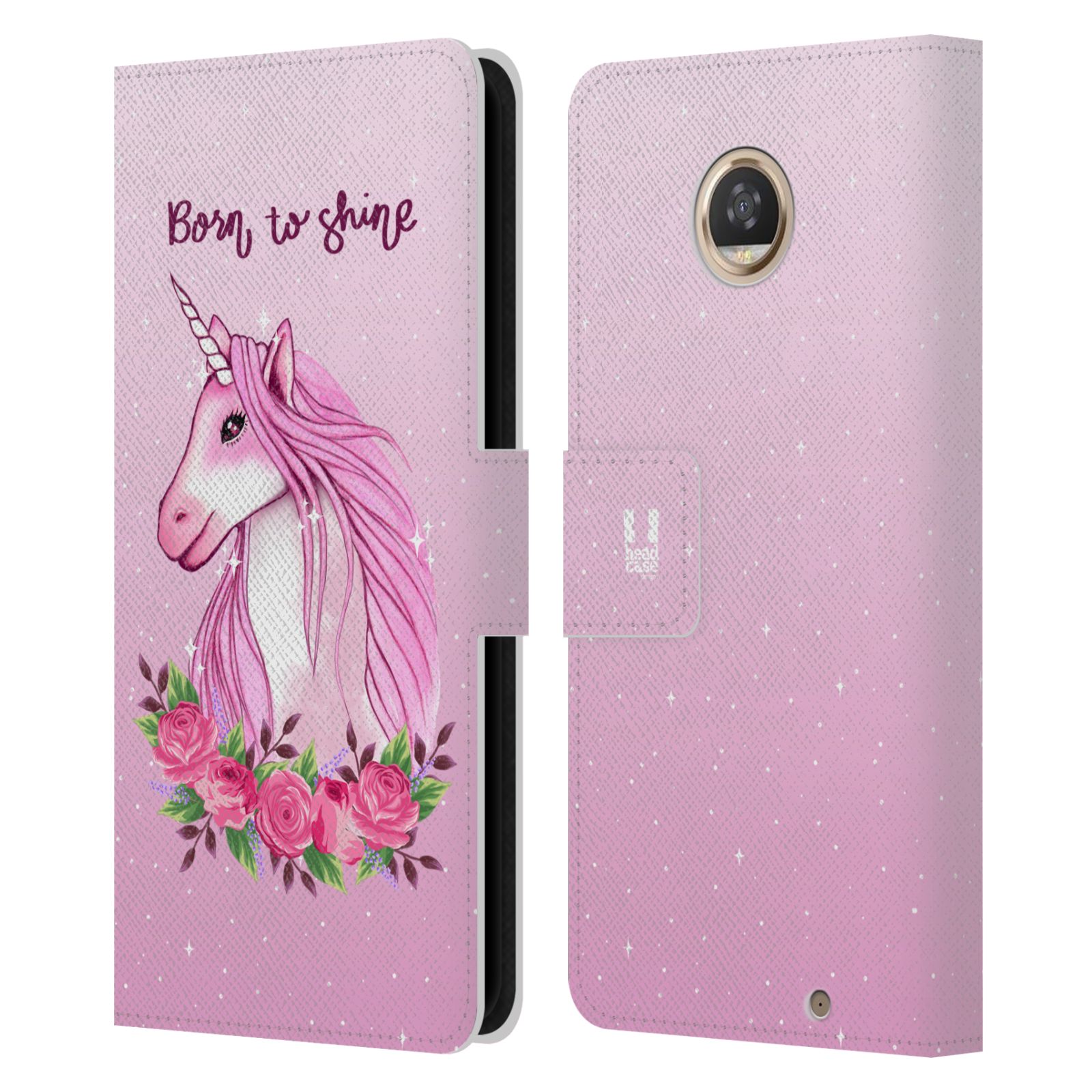 HEAD CASE DESIGNS SASSY UNICORNS LEATHER BOOK WALLET CASE FOR MOTOROLA PHONES - Picture 10 of 10