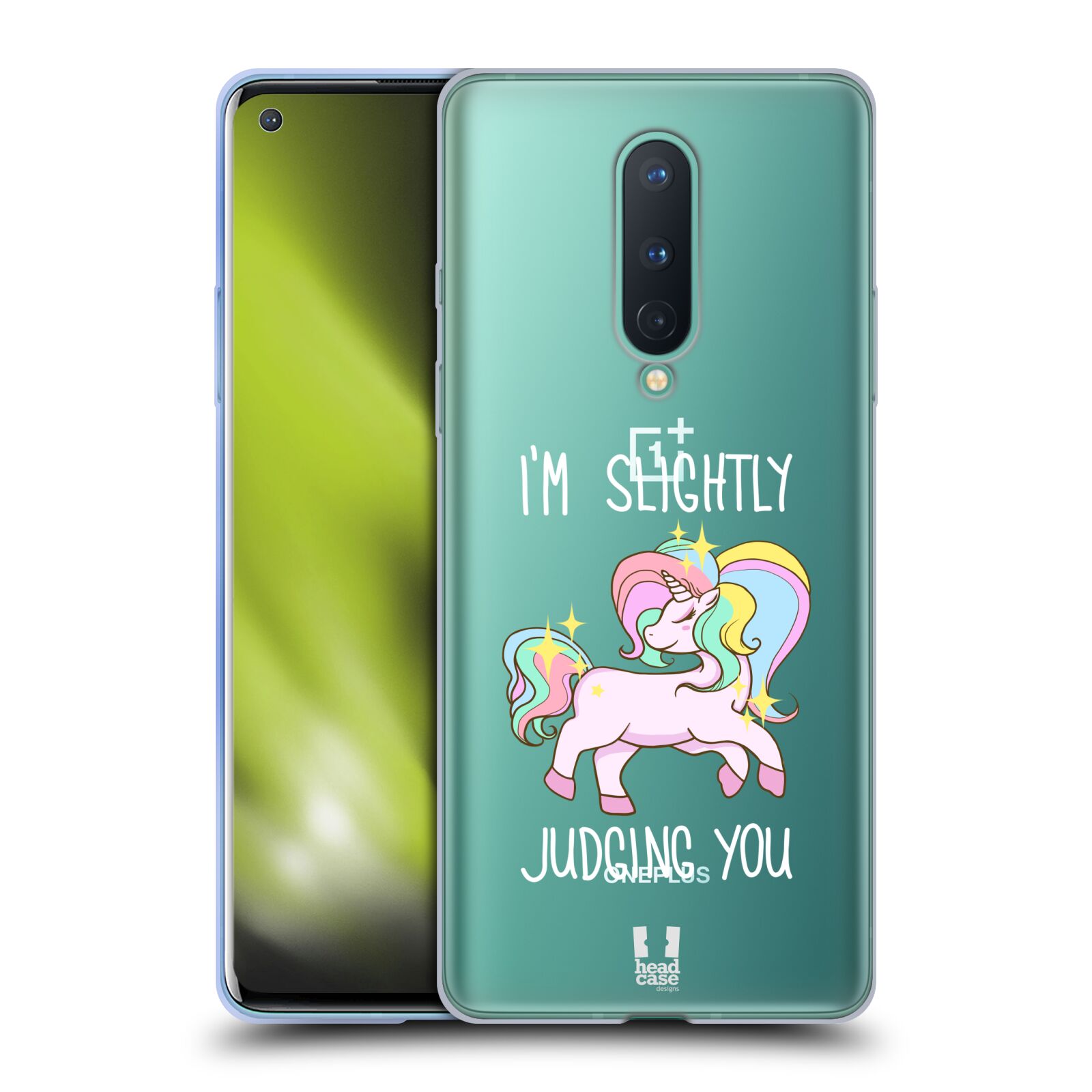 FUNDA HEAD CASE DESIGNS CON DIBUJO DE UNICORNIOS ATREVIDA DE GEL SUAVE PARA TELÉFONOS GOOGLE ONEPLUS - Imagen 10 de 11