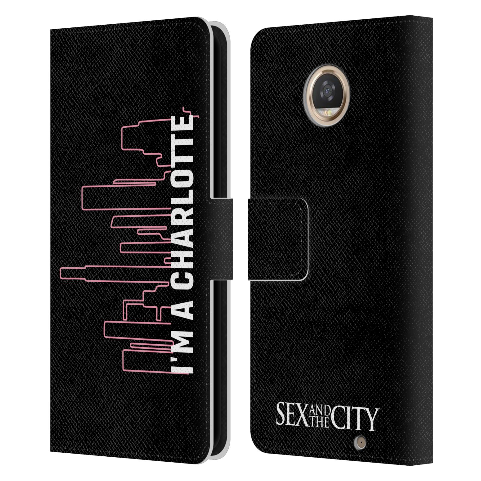 SEX AND THE CITY: TV SERIES CHARACTERS LEATHER BOOK CASE FOR MOTOROLA PHONES - Picture 8 of 18