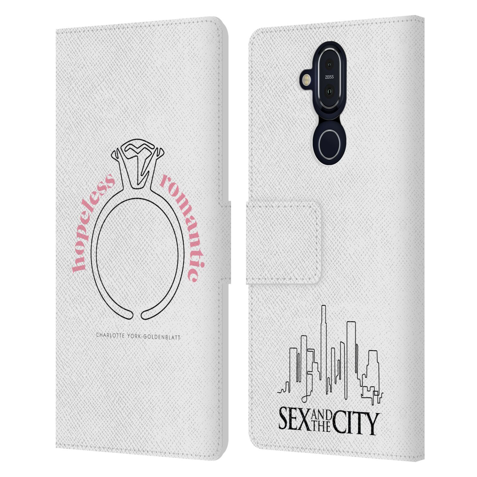 SEX AND THE CITY: TV SERIES CHARACTERS LEATHER BOOK CASE FOR MICROSOFT PHONES - Picture 10 of 18