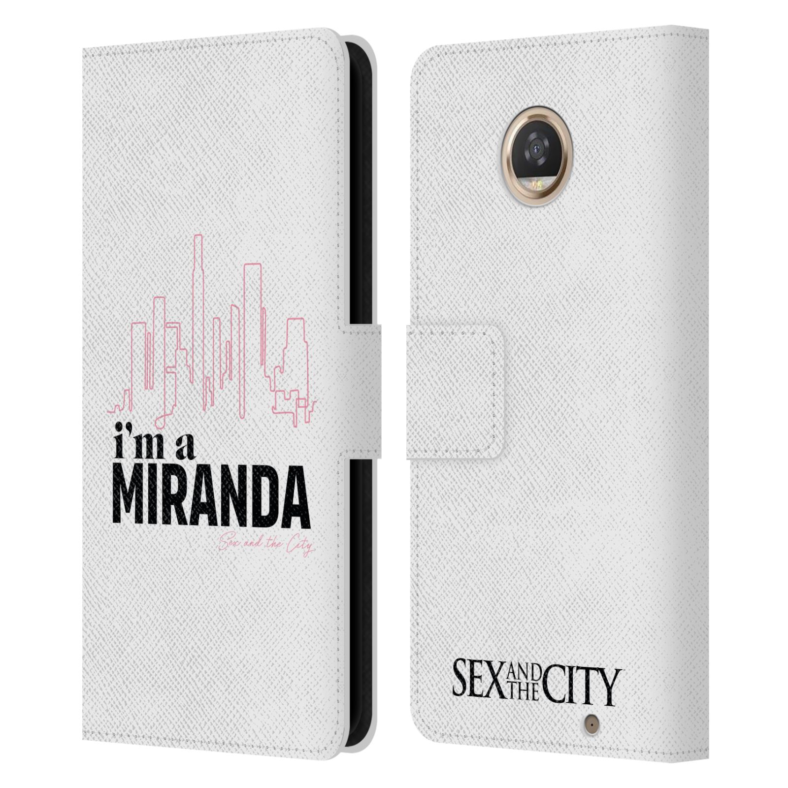 SEX AND THE CITY: TV SERIES CHARACTERS LEATHER BOOK CASE FOR MOTOROLA PHONES - Picture 11 of 18