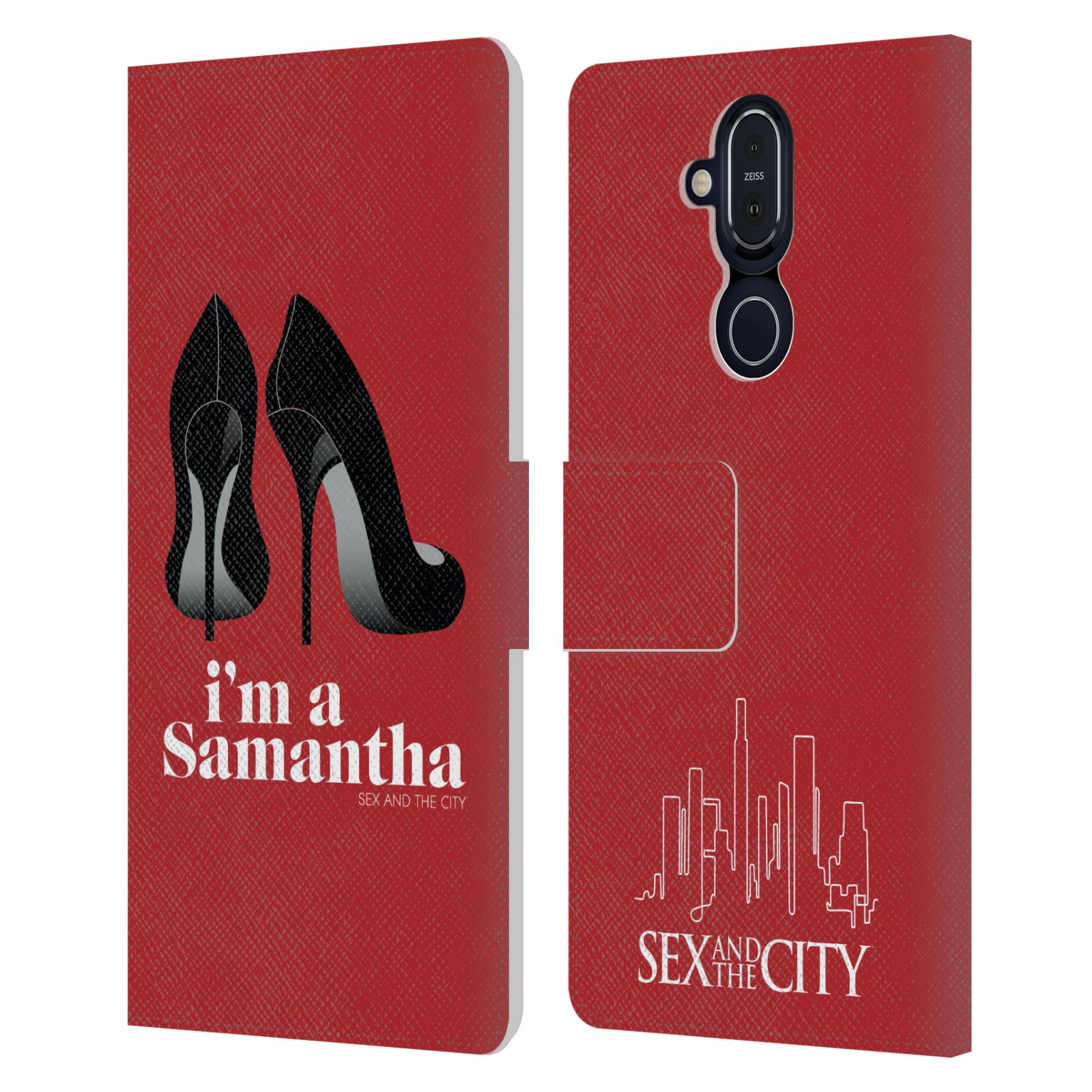 SEX AND THE CITY: TV SERIES CHARACTERS LEATHER BOOK CASE FOR MICROSOFT PHONES - Picture 12 of 18