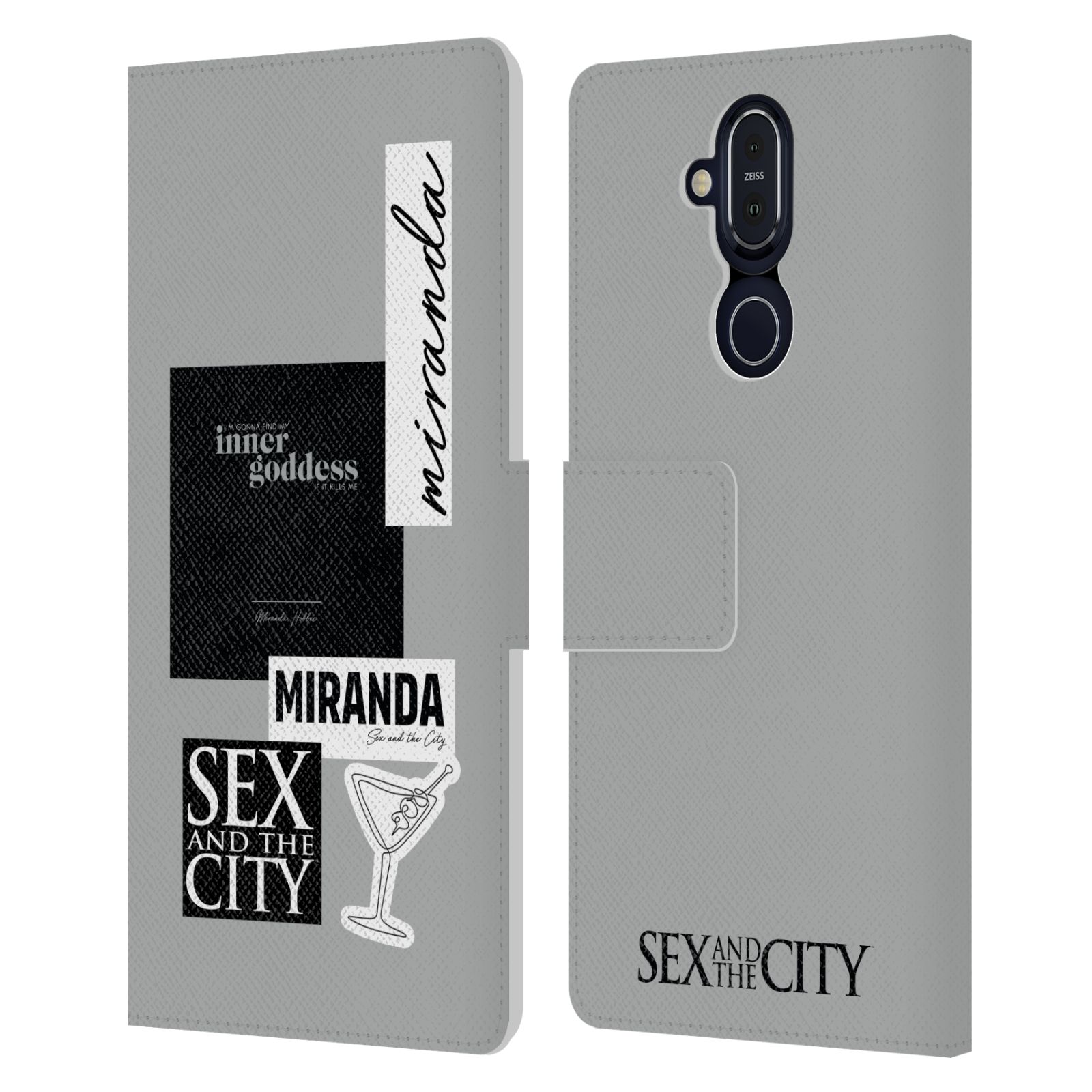 SEX AND THE CITY: TV SERIES CHARACTERS LEATHER BOOK CASE FOR MICROSOFT PHONES - Picture 13 of 18
