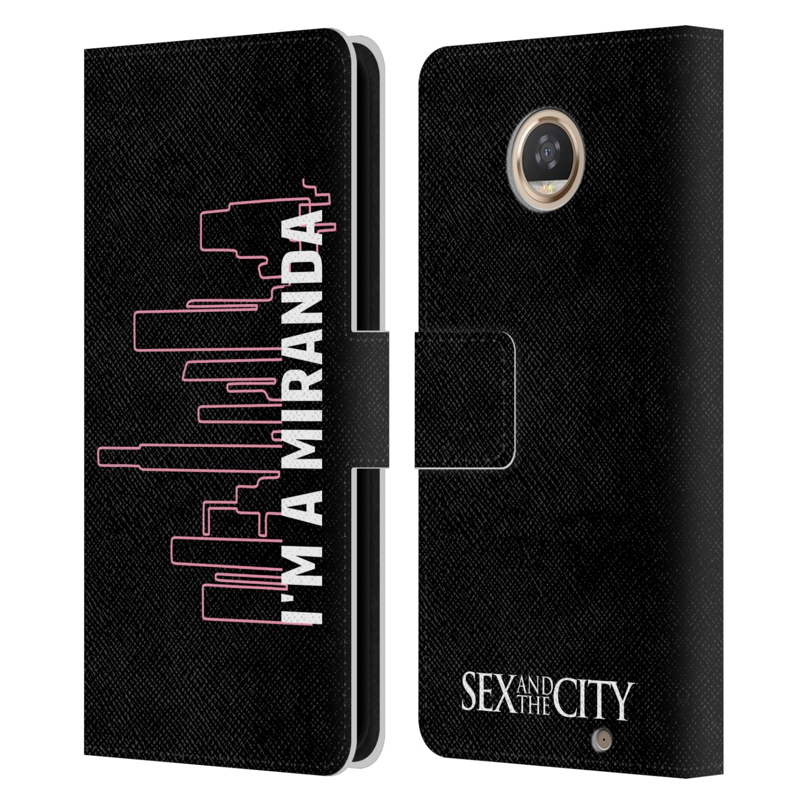 SEX AND THE CITY: TV SERIES CHARACTERS LEATHER BOOK CASE FOR MOTOROLA PHONES - Picture 14 of 18